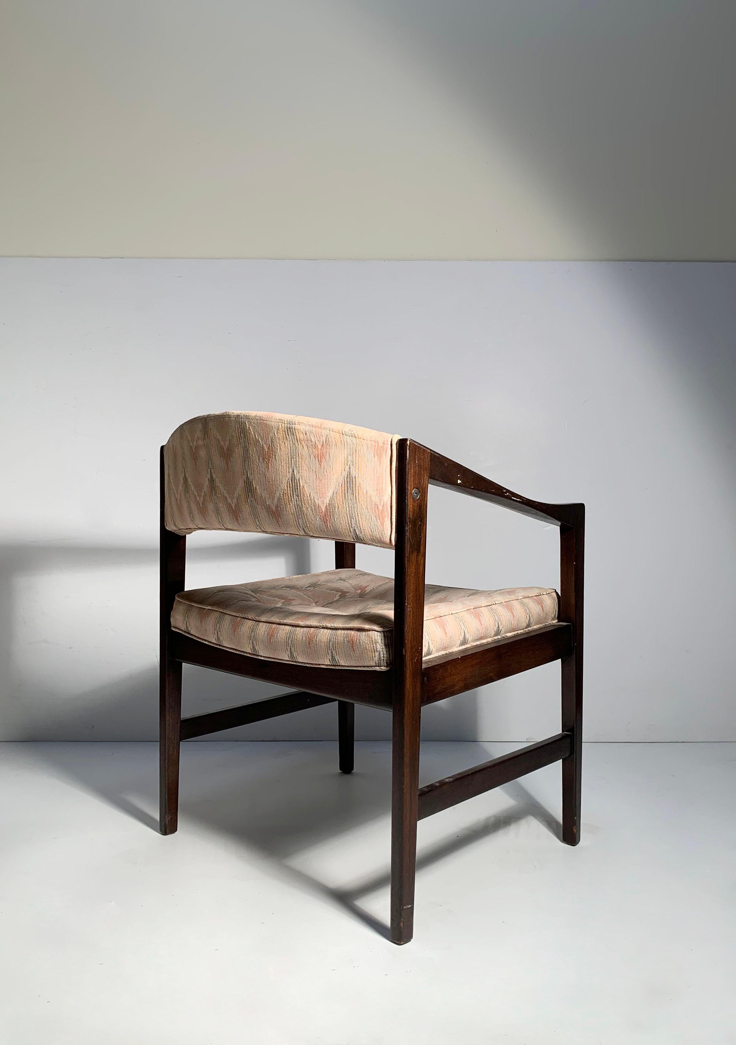 20th Century Edward Wormley Desk Arm Chair for Dunbar For Sale