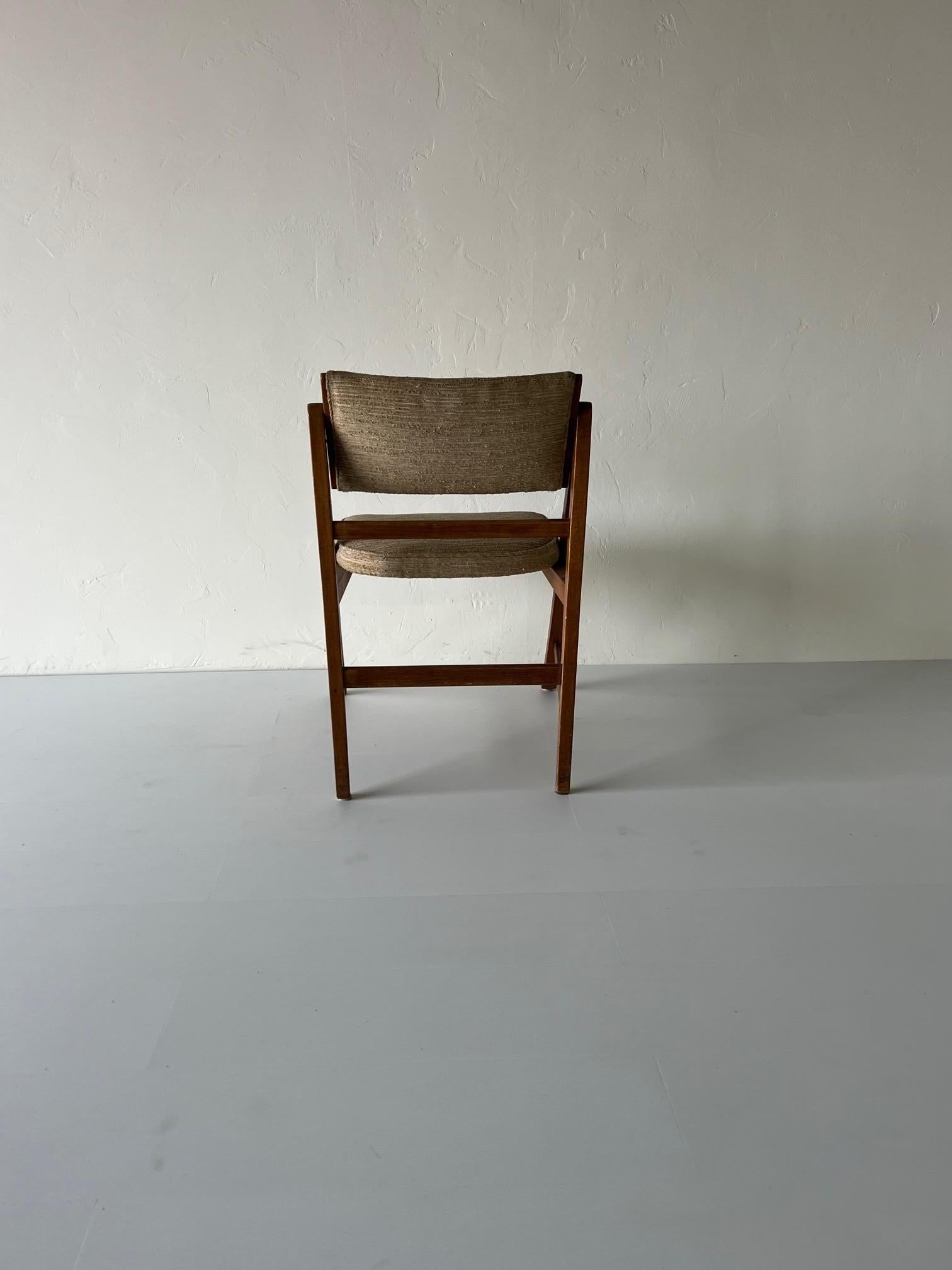 Fabric Edward Wormley Dining Chairs for Dunbar