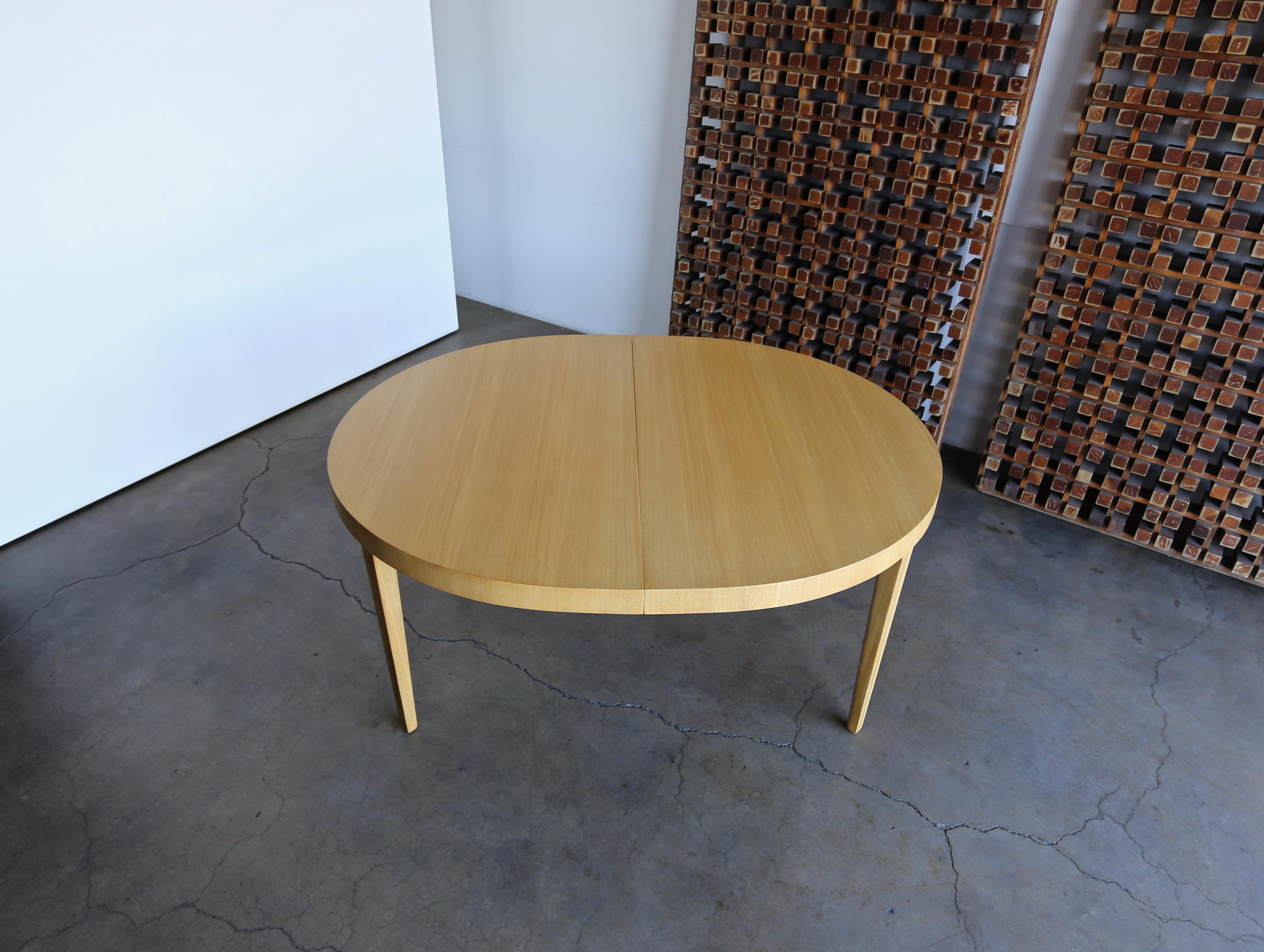 Bleached Edward Wormley Dining Table for Dunbar, circa 1950
