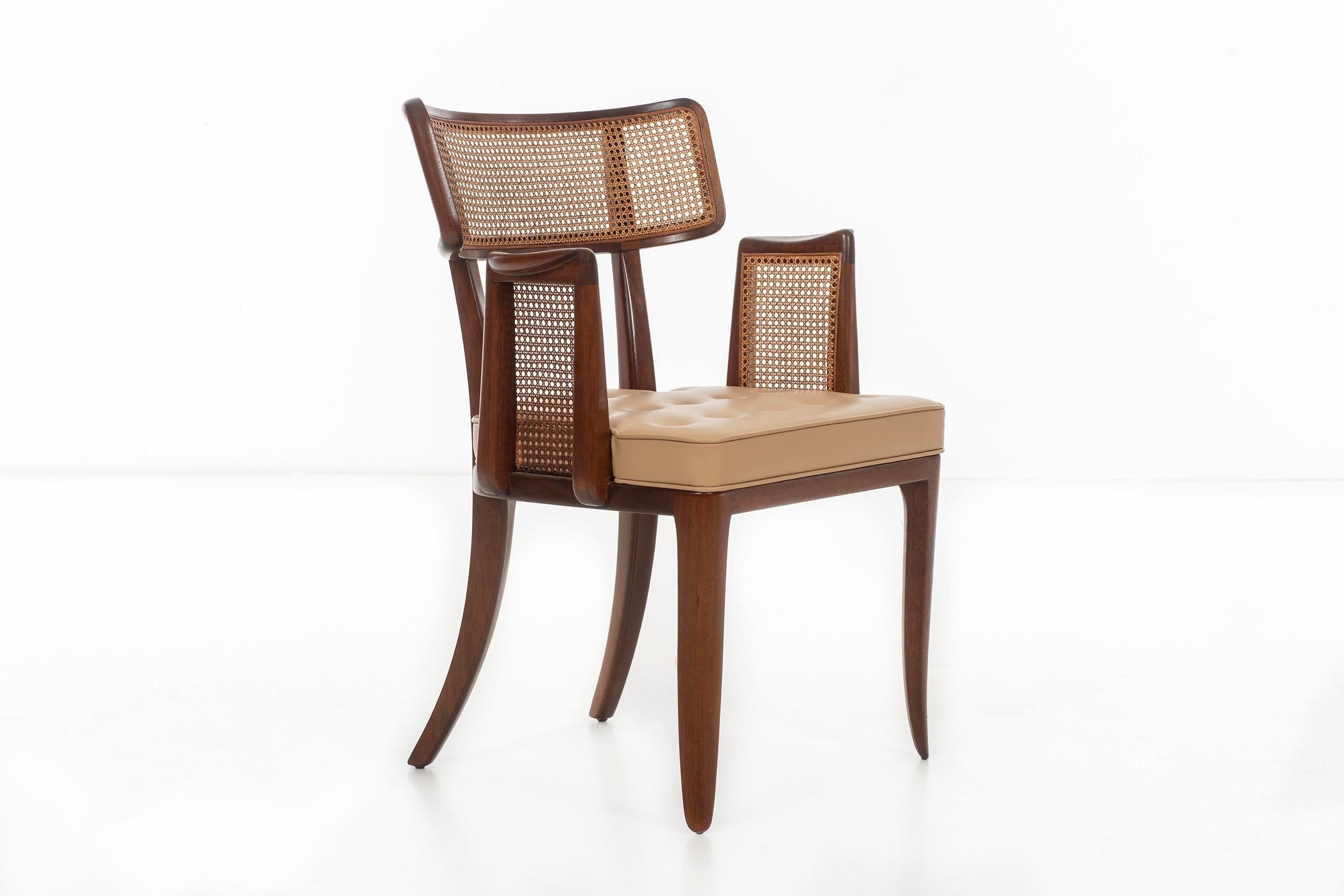 Edward Wormley for Dunbar Dining Chairs, Set of 10 5