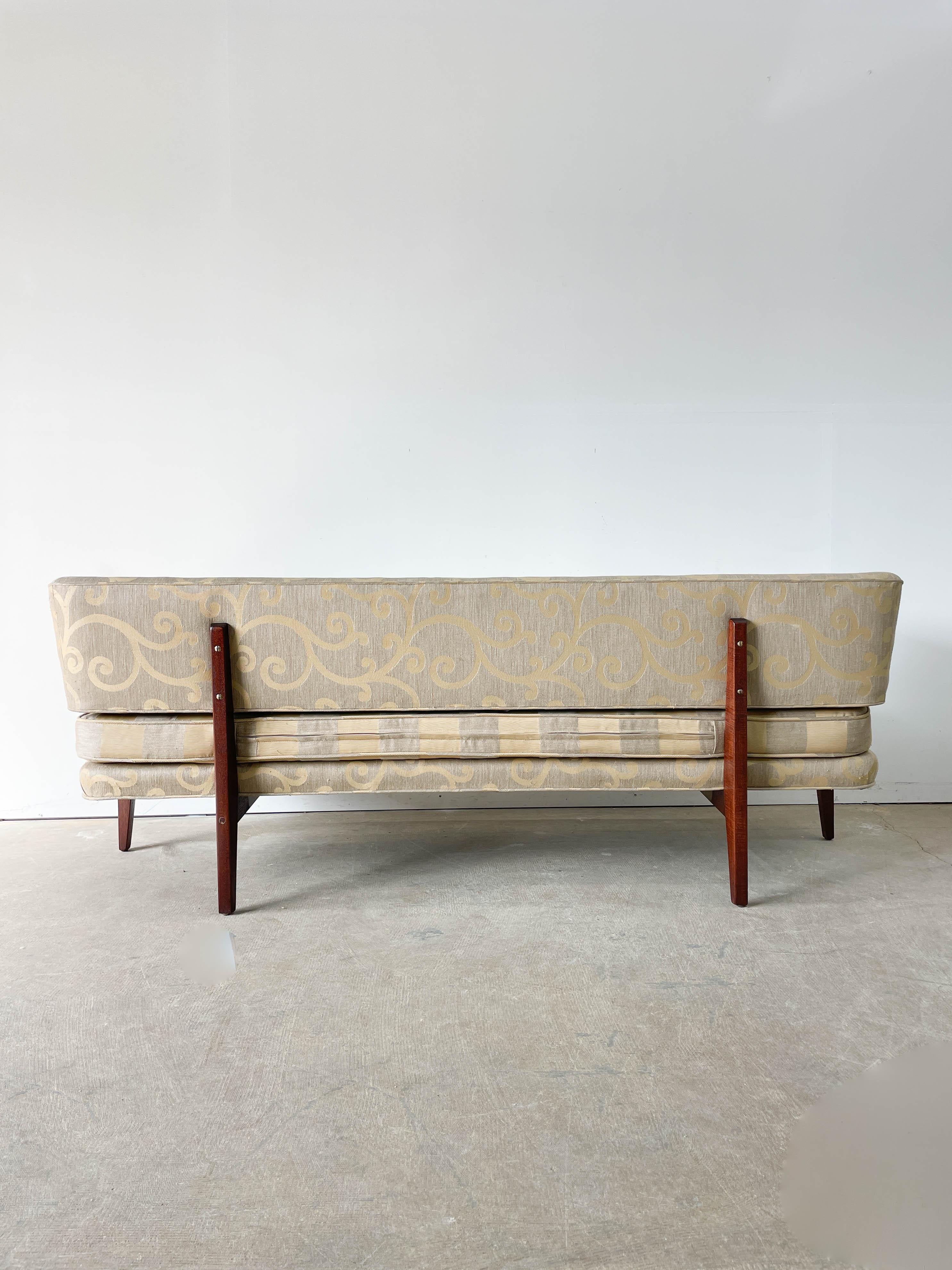 American Edward Wormley Dunbar Floating Back Sofa For Sale