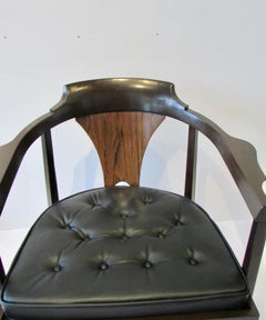 Edward Wormley Dunbar Horseshoe dining or desk chair model 935