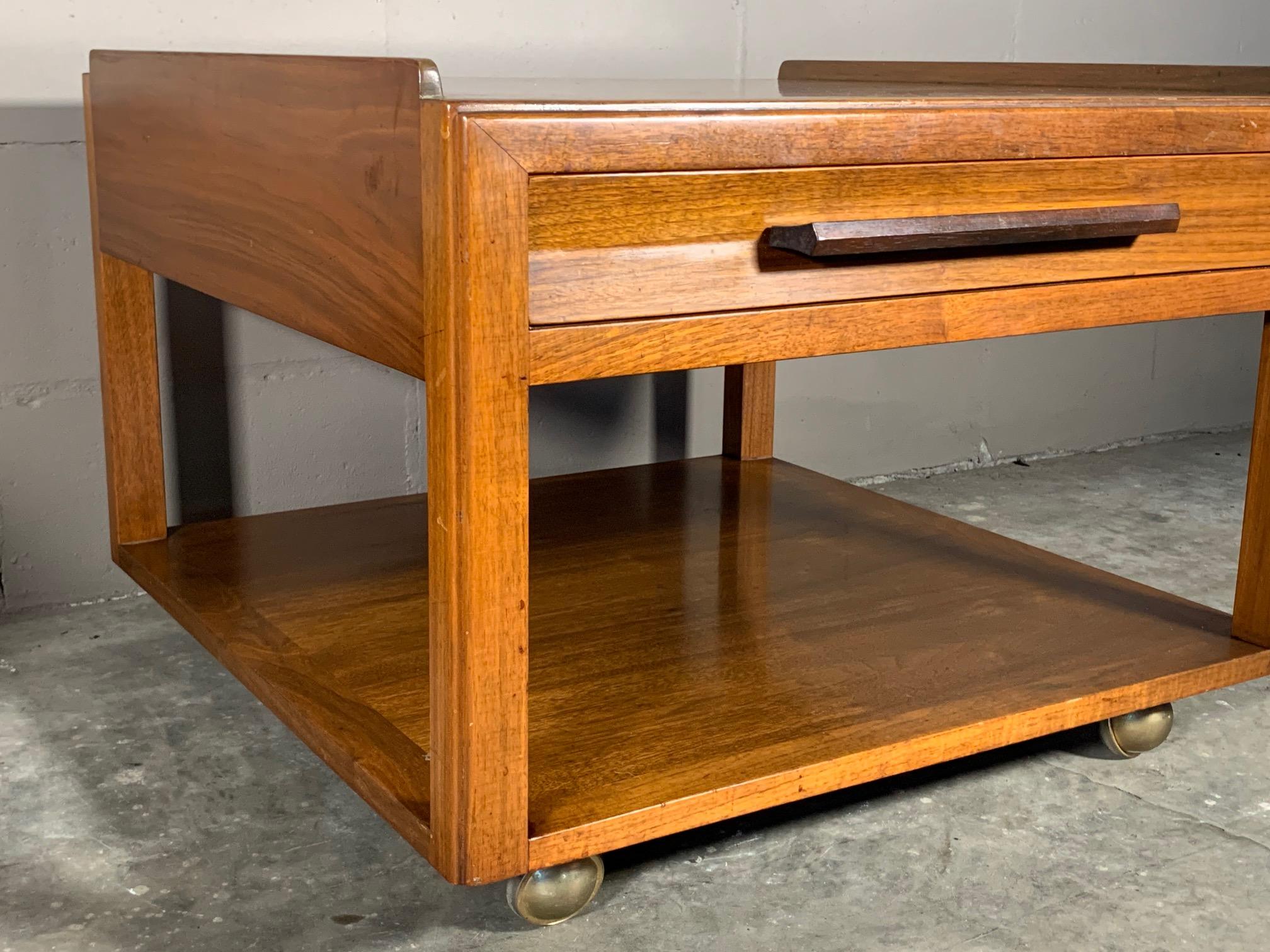 American Edward Wormley Dunbar Large Occasional Square Tables