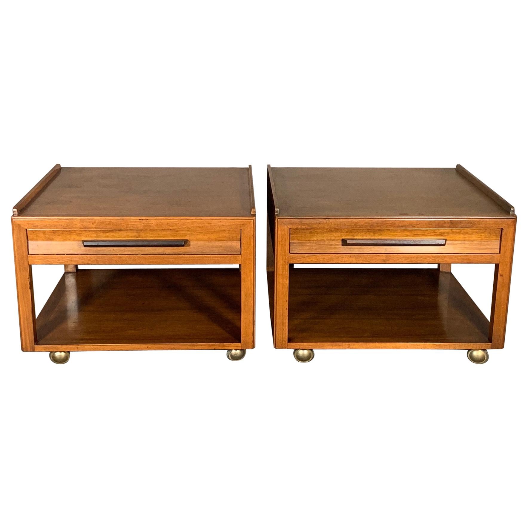 Edward Wormley Dunbar Large Occasional Square Tables