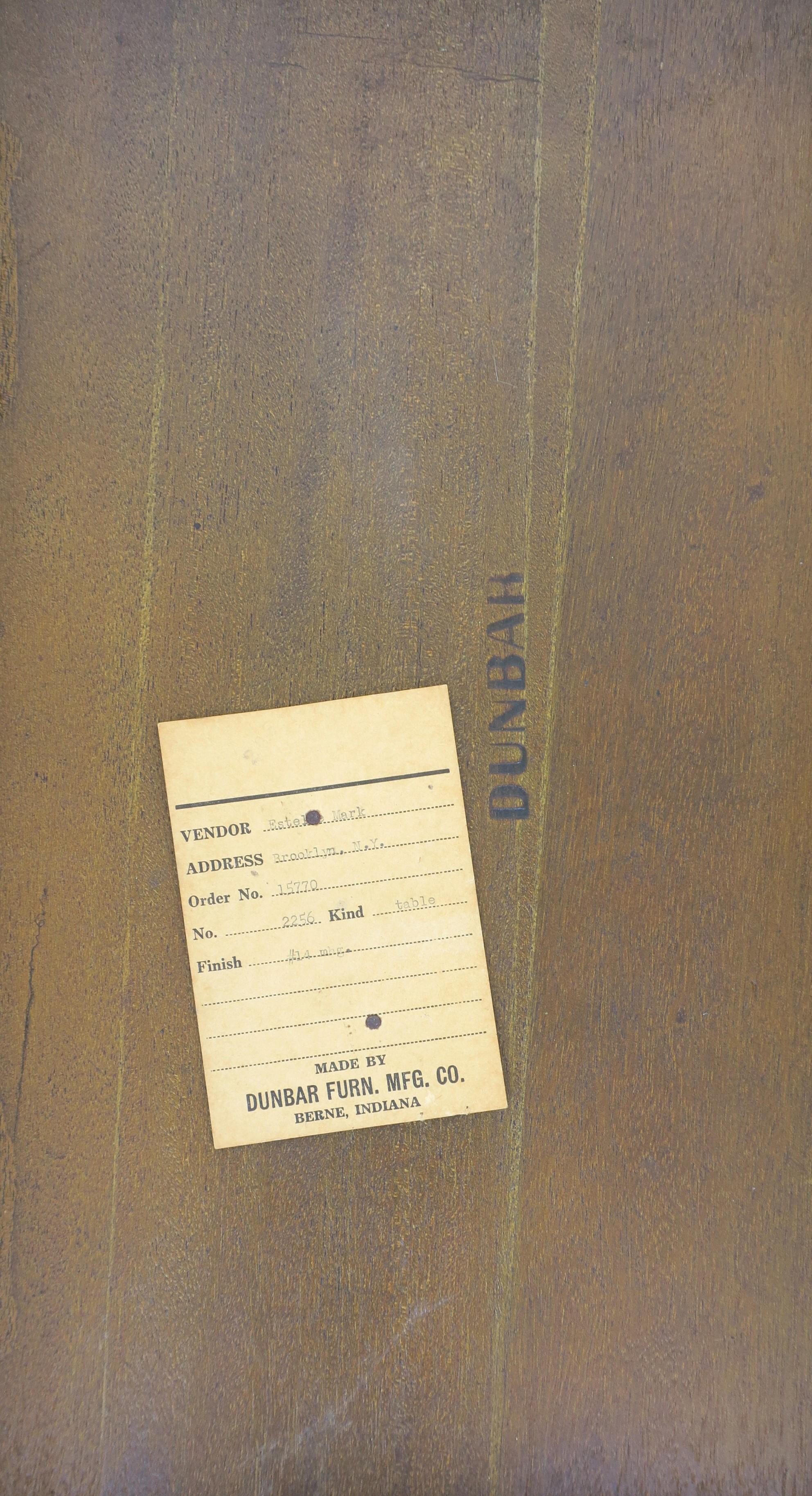 Beistelltische aus Mahagoni von Edward Wormley Dunbar, Paar im Angebot 11