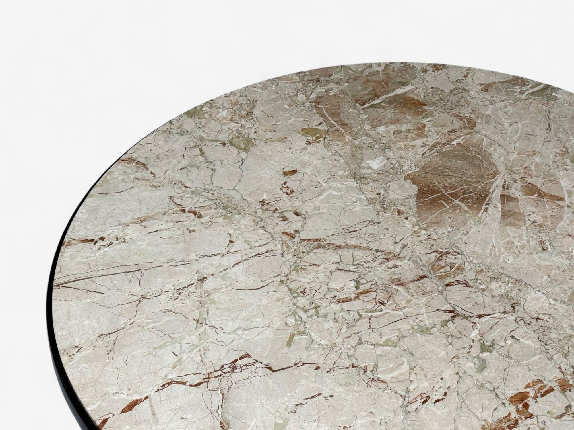 Marbre Edward Wormley, Dunbar, acajou, marbre, grande table basse, États-Unis, années 1940 en vente