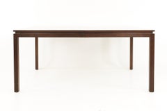 Edward Wormley Dunbar MCM Mahogany and Walnut Two Tone Expanding Dining Table