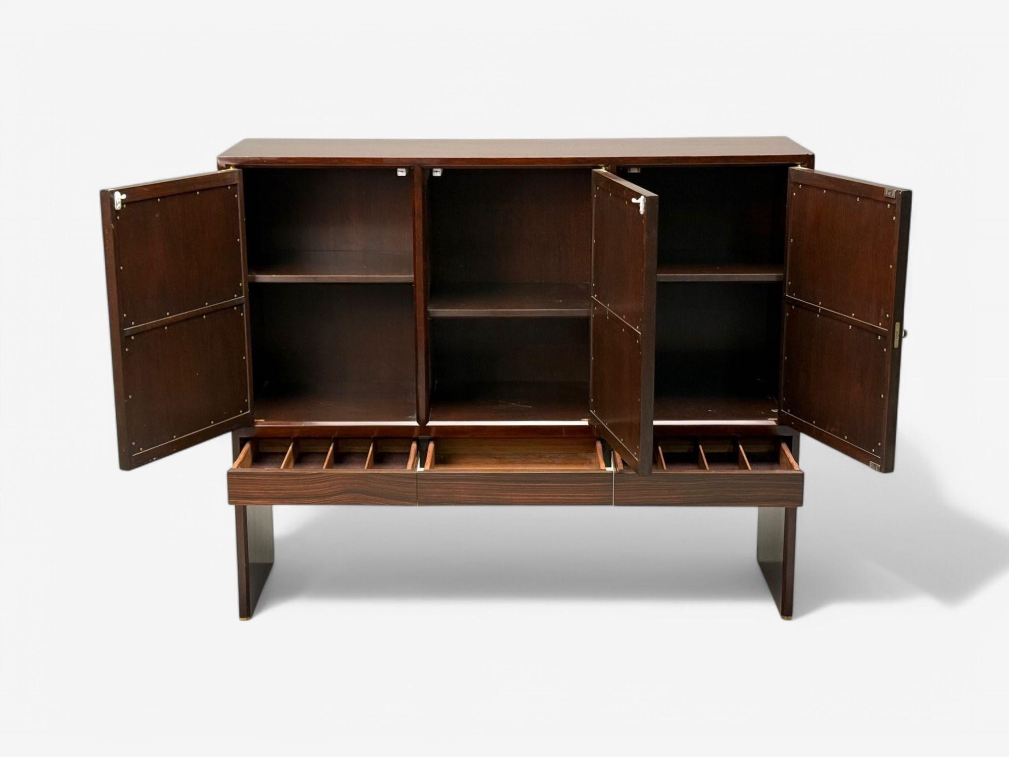 Edward Wormley, Dunbar, Mid-Century Modern, Rosewood, Chinese Cabinet, 1960s For Sale 5