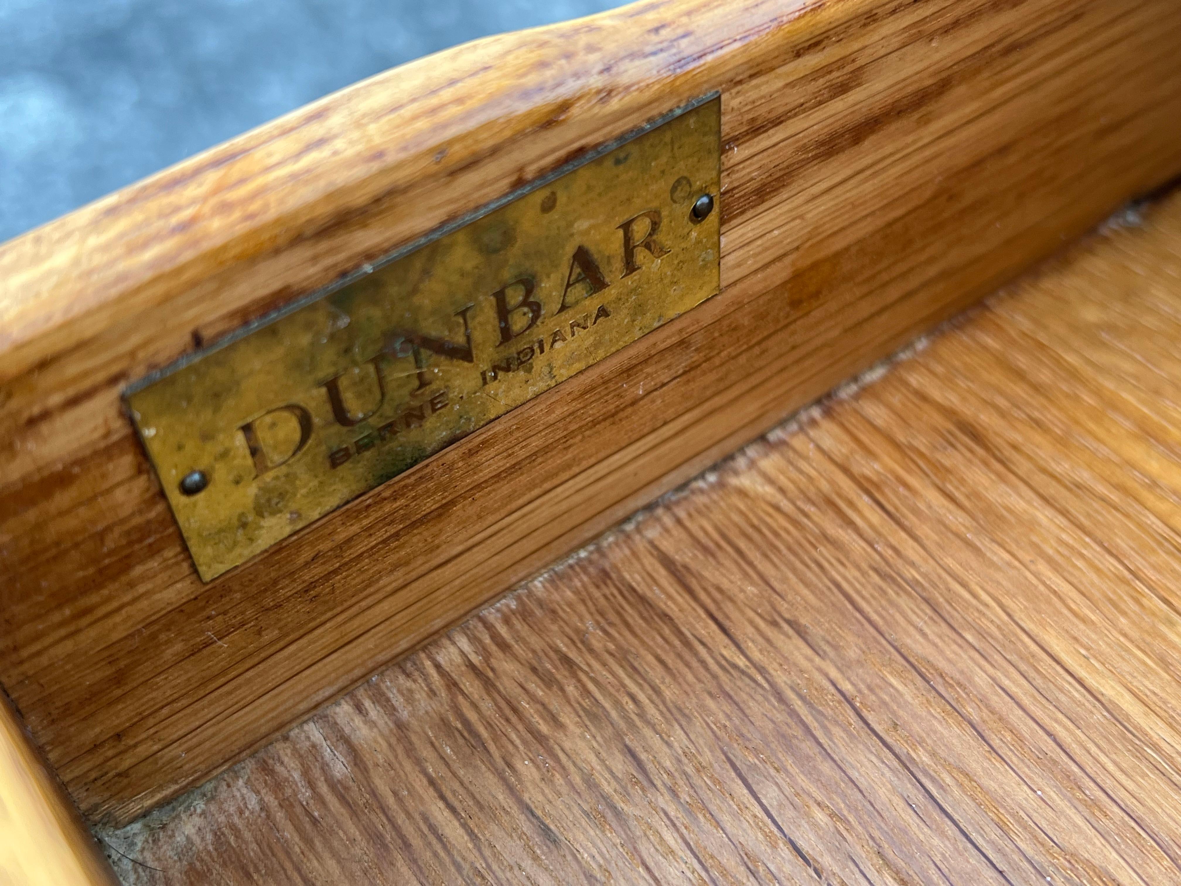 Edward Wormley Dunbar Night Stands Walnut  With Rosewood Handles Ca' 1950's 6
