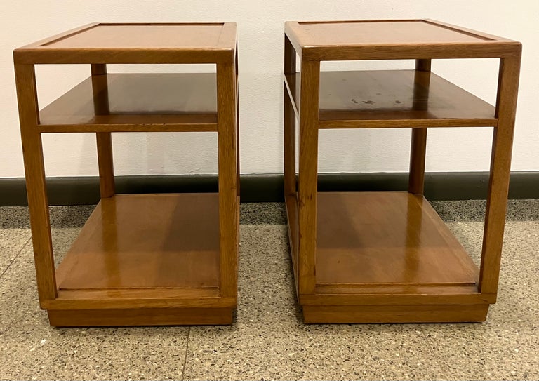 Mid-Century Modern Edward Wormley, Early Pair Side Tables model 4774A For Sale