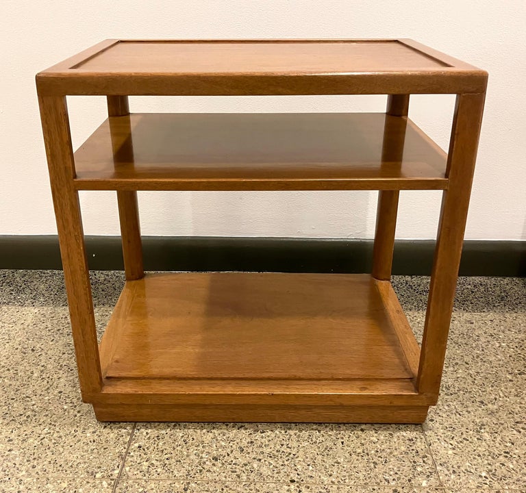 Mahogany Edward Wormley, Early Pair Side Tables model 4774A For Sale