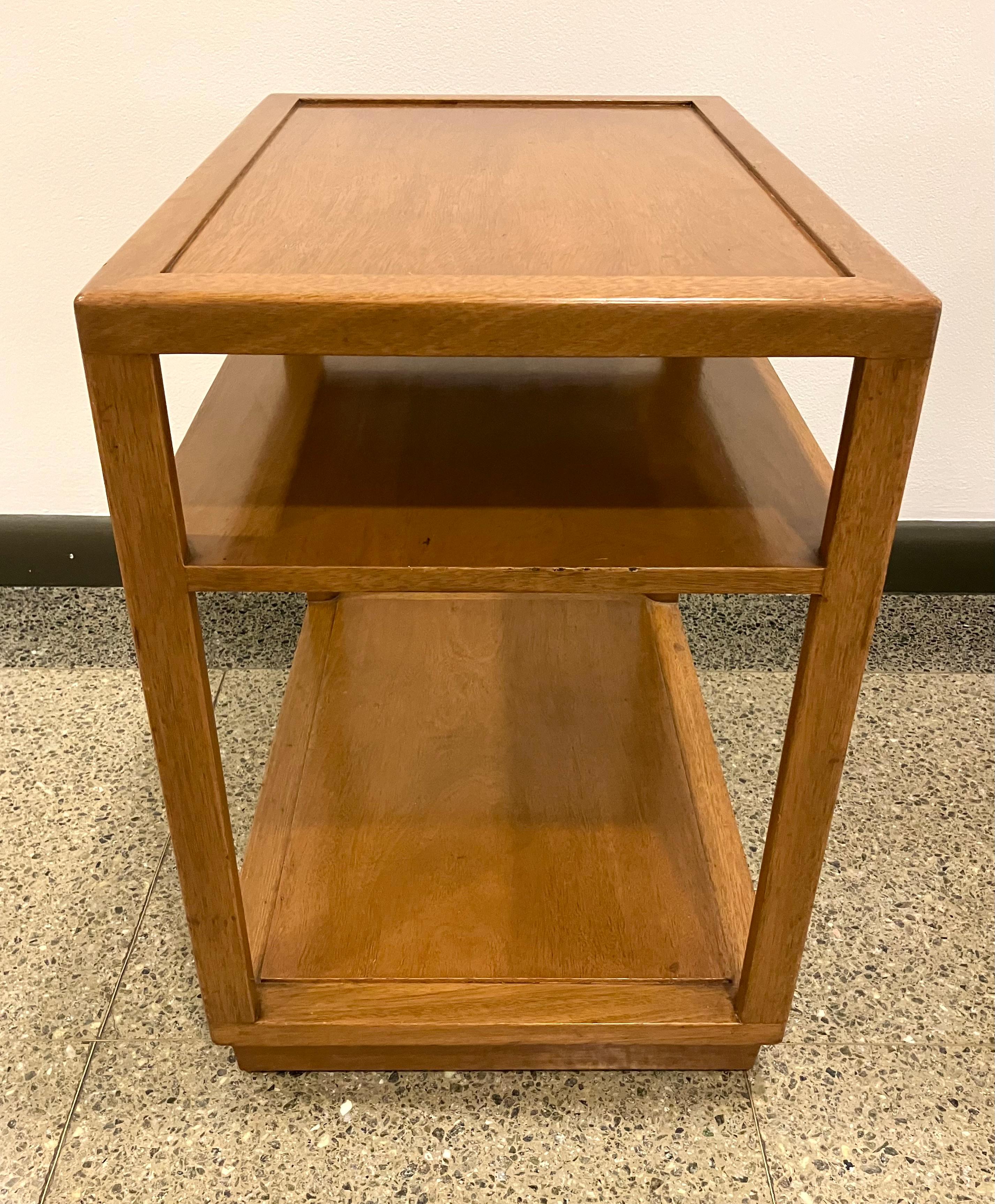 Mahogany Edward Wormley, Early Pair Side Tables model 4774A For Sale