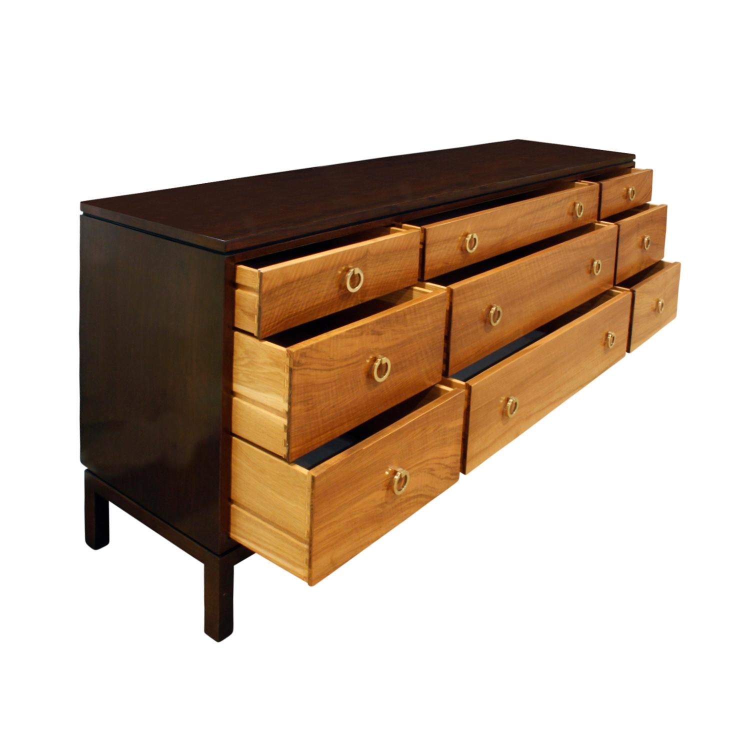 American Edward Wormley Elegant Chest of Drawers, 1964 'Signed'