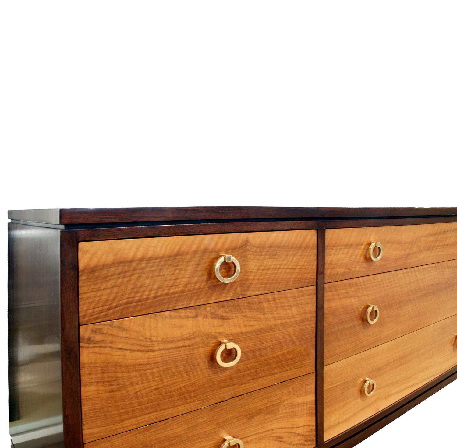 Hand-Crafted Edward Wormley Elegant Chest of Drawers, 1964 'Signed'