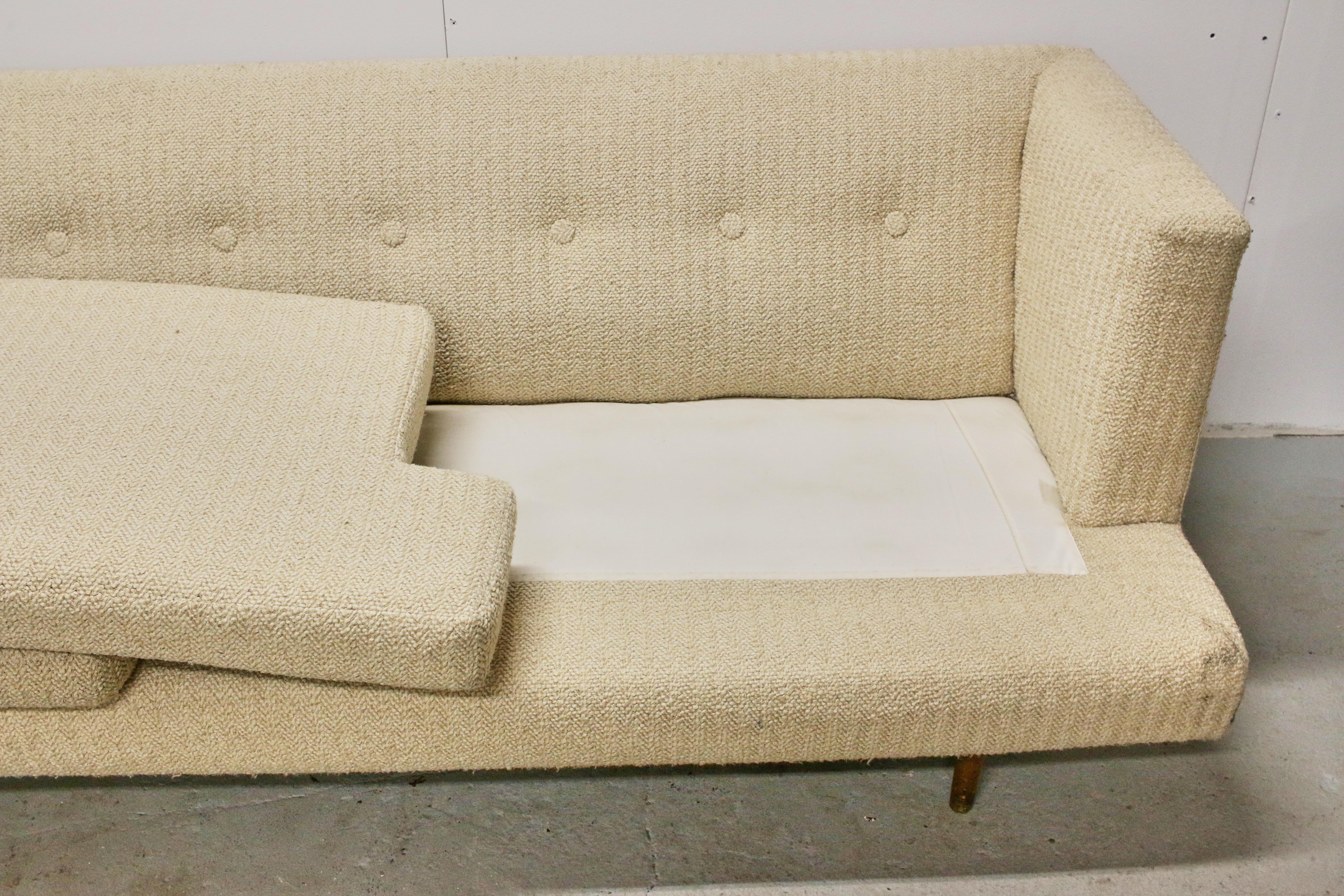 Edward Wormley Even Arm Sofa, made by Dunbar, USA, 1950s 3
