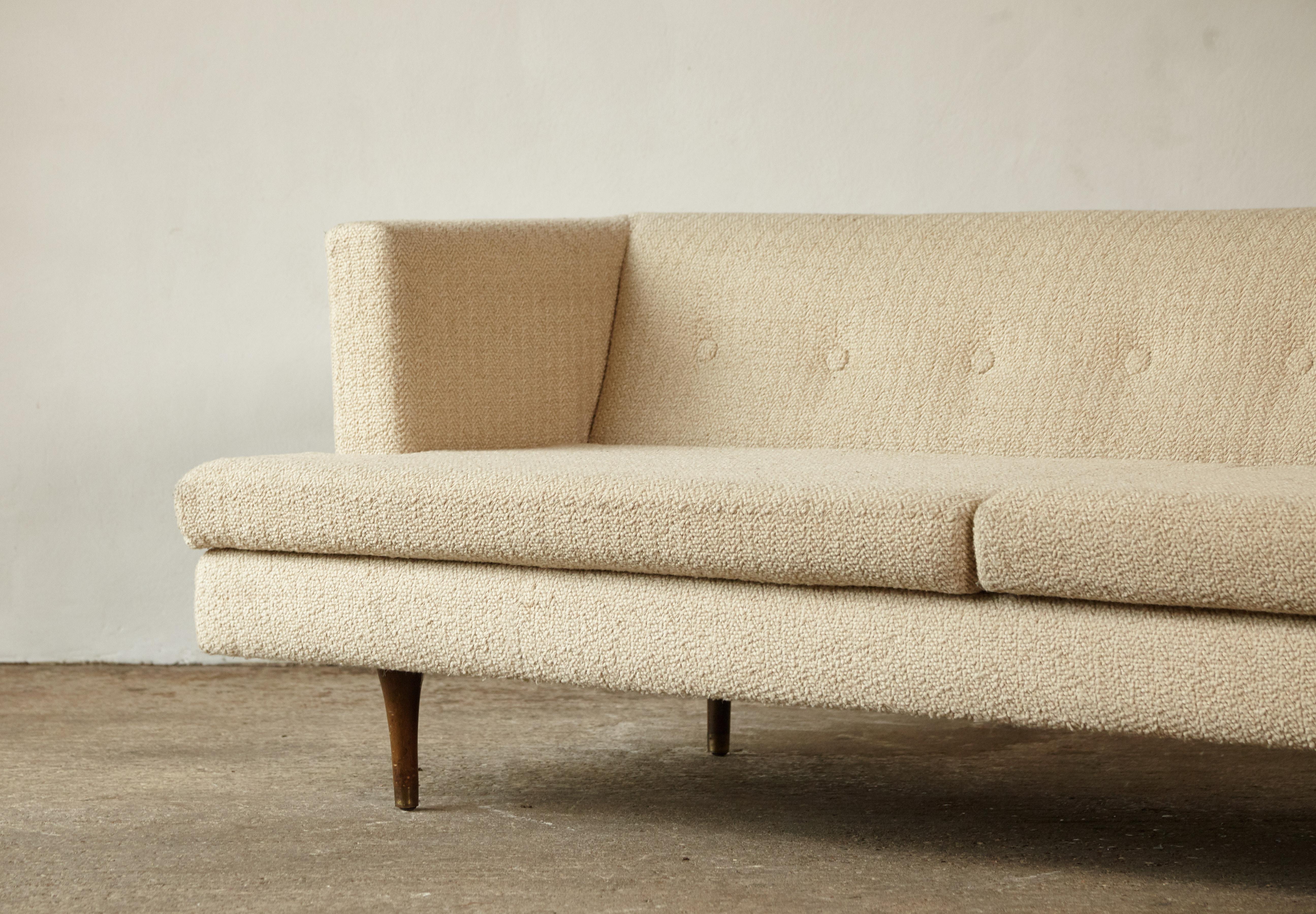Mid-Century Modern Edward Wormley Even Arm Sofa, Made by Dunbar, USA, 1950s
