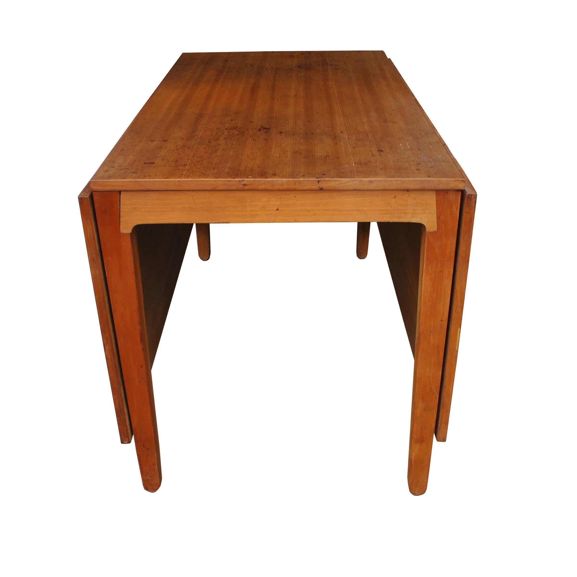 Ash Edward Wormley for Drexel Drop-Leaf Precedent Dining Table For Sale