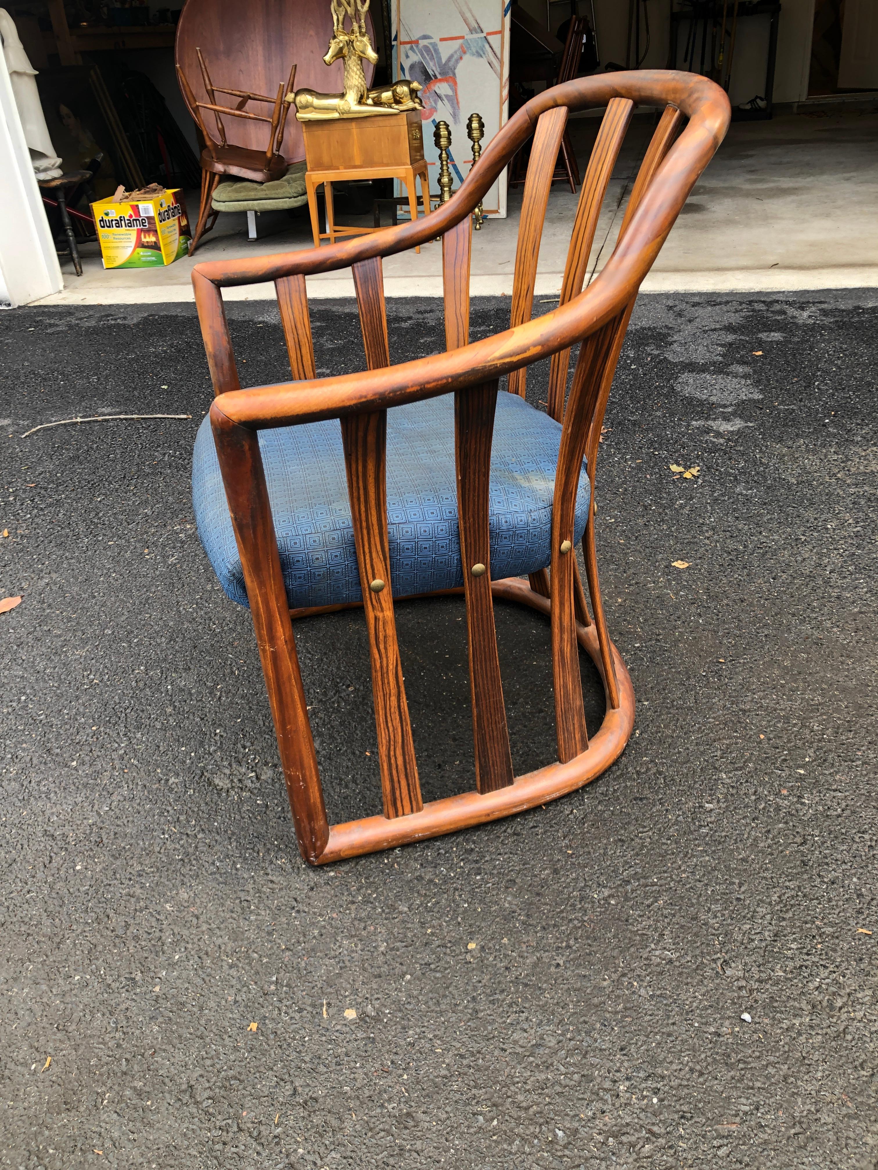 Edward Wormley for Drexel Midcentury Rosewood Club Chair For Sale 2