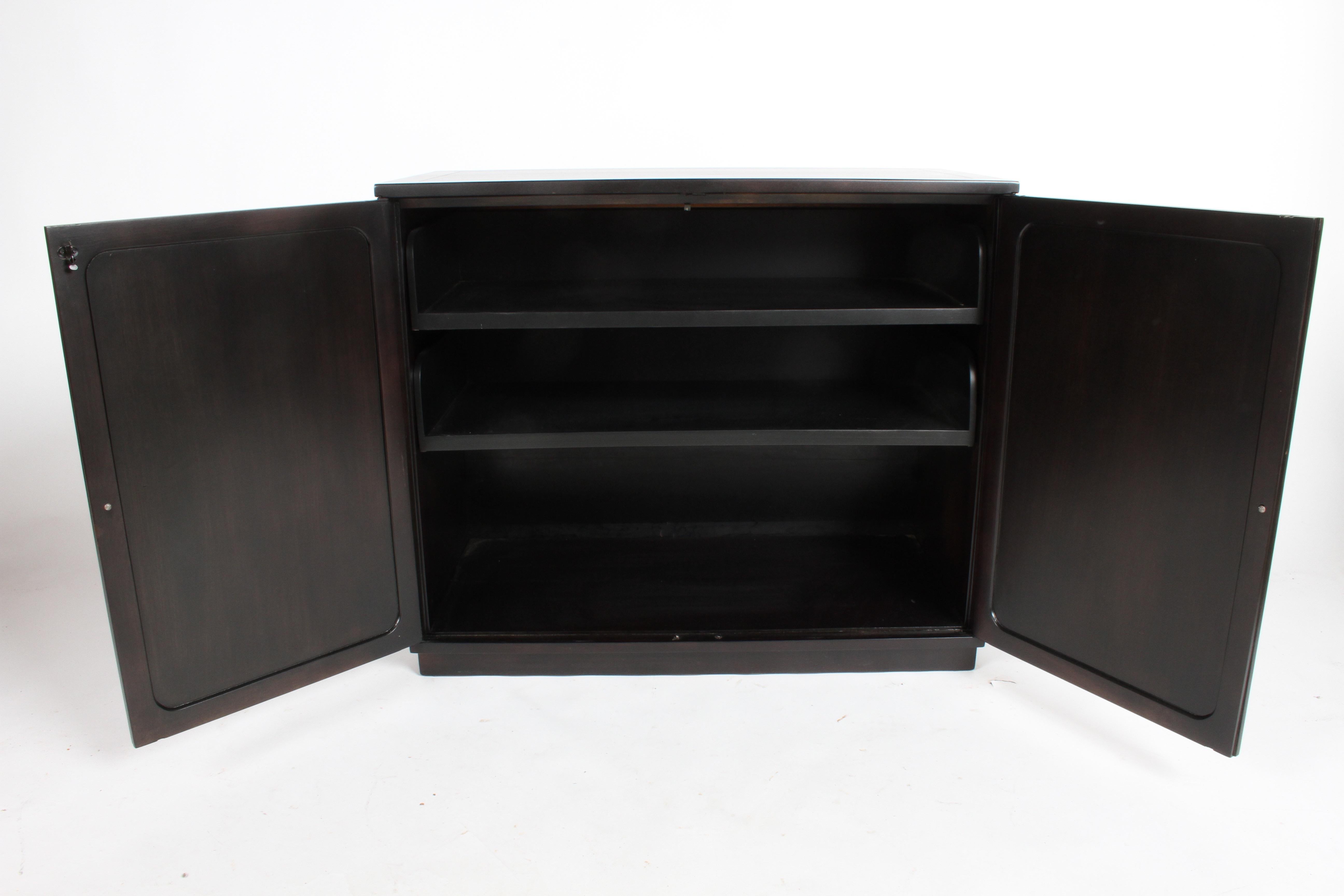 American MCM Edward Wormley for Drexel Precedent Collection Cabinet in Dark Expresso