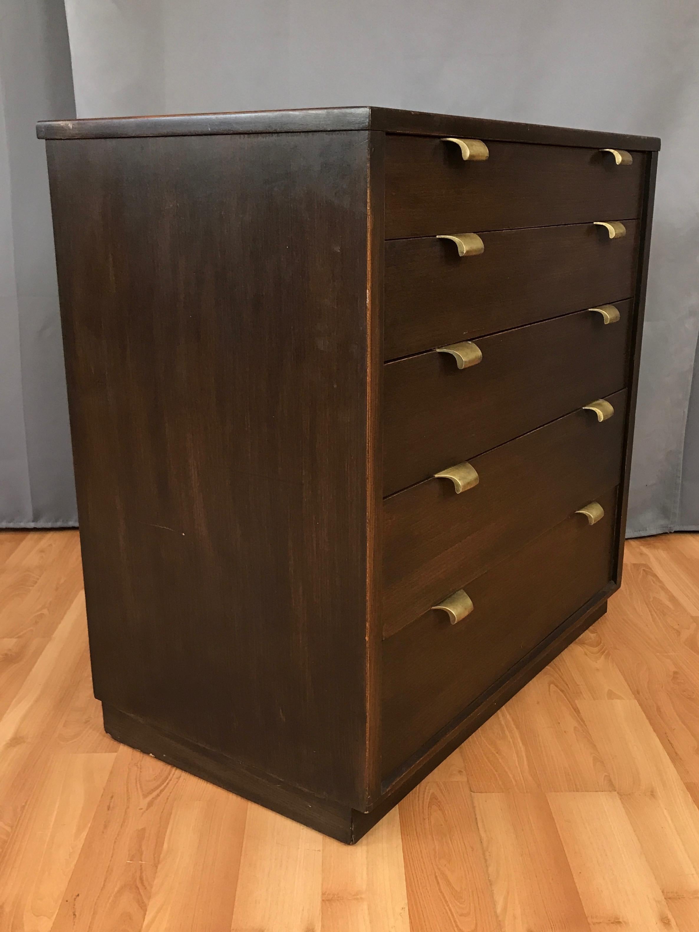 Edward Wormley for Drexel Precedent Collection Five-Drawer Dresser In Good Condition In San Francisco, CA