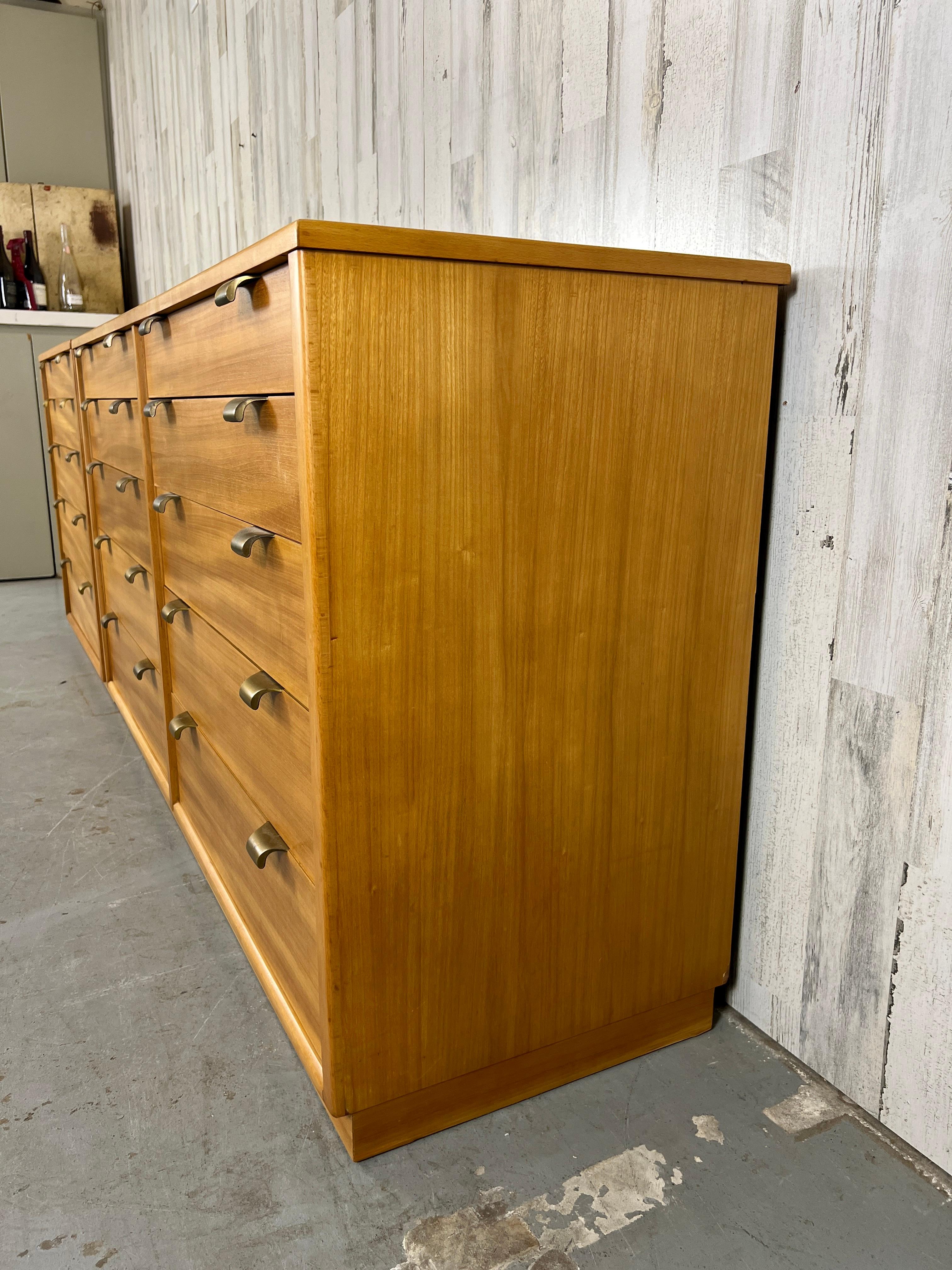 Wood Edward Wormley for Drexel Precedent Dresser Set For Sale