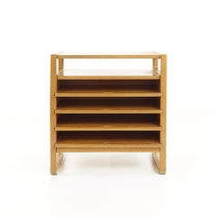 Edward Wormley for Drexel Precedent Mid Century Elm Magazine Library Table