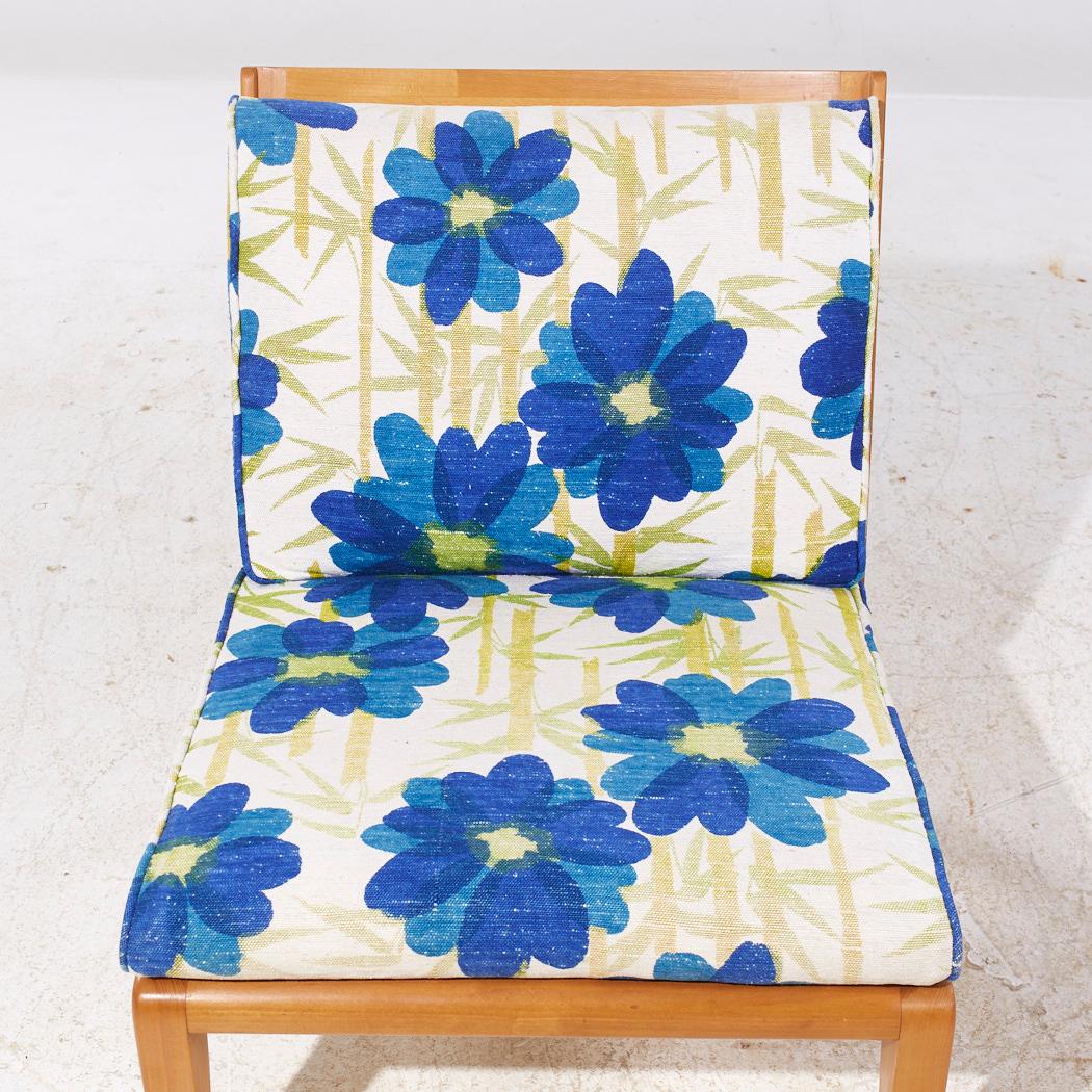 Edward Wormley para Drexel Precedent Sillones Slipper de mediados de siglo - Pareja en venta 5