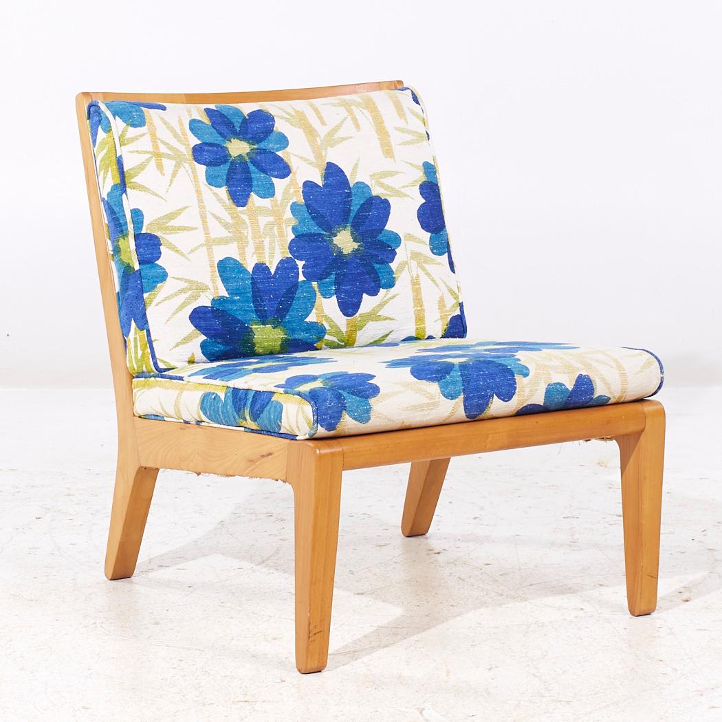 Edward Wormley para Drexel Precedent Sillones Slipper de mediados de siglo - Pareja Estadounidense en venta