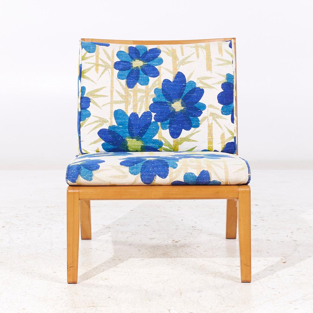 Edward Wormley para Drexel Precedent Sillones Slipper de mediados de siglo - Pareja en Bueno estado para la venta en Countryside, IL
