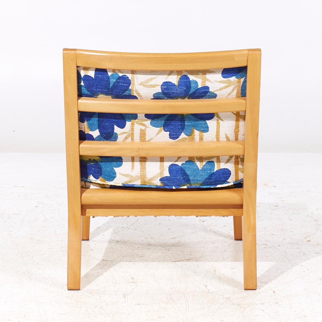Edward Wormley para Drexel Precedent Sillones Slipper de mediados de siglo - Pareja en venta 1