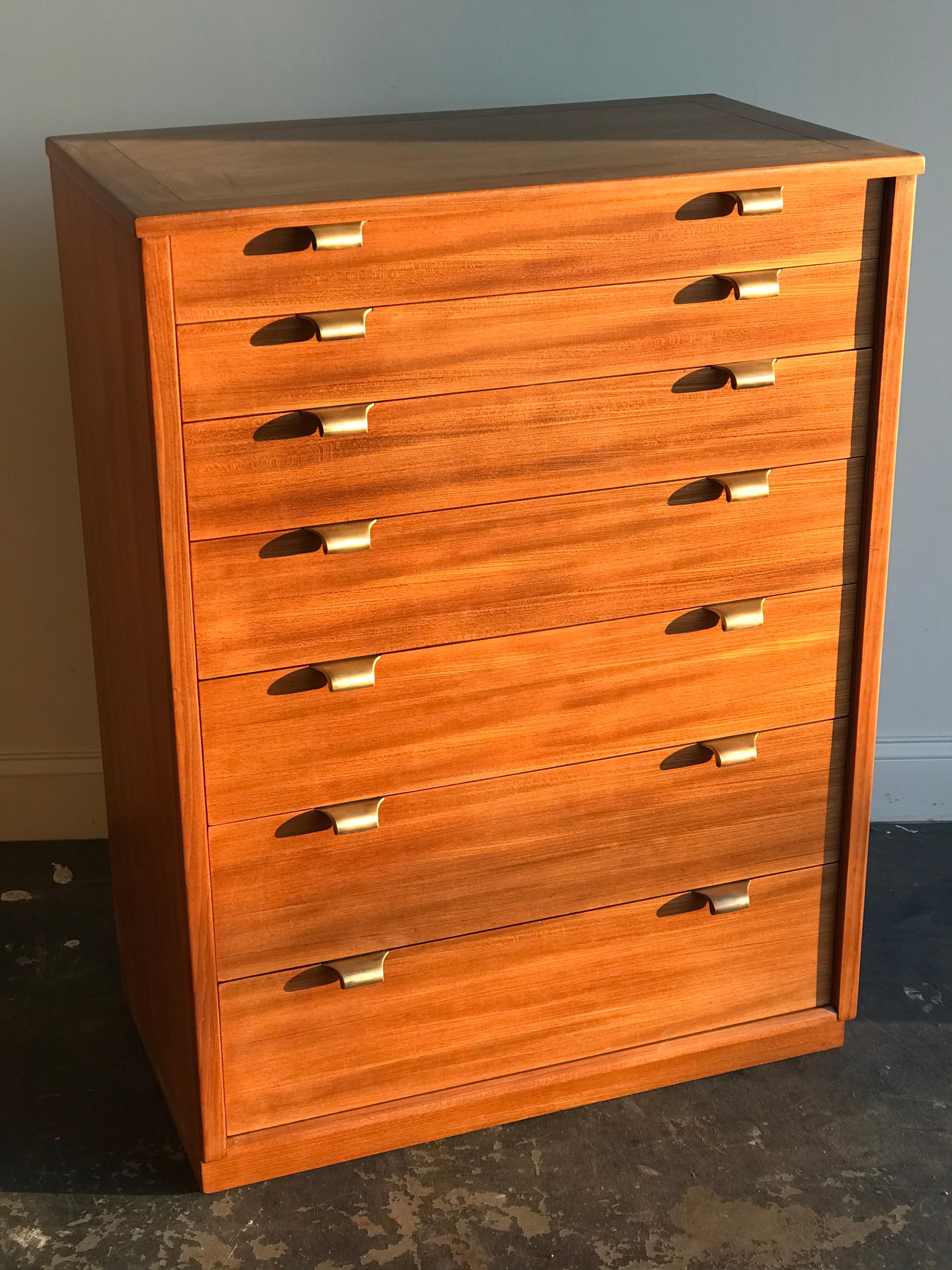 Mid-Century Modern Edward Wormley for Drexel Tall Chest of Drawers