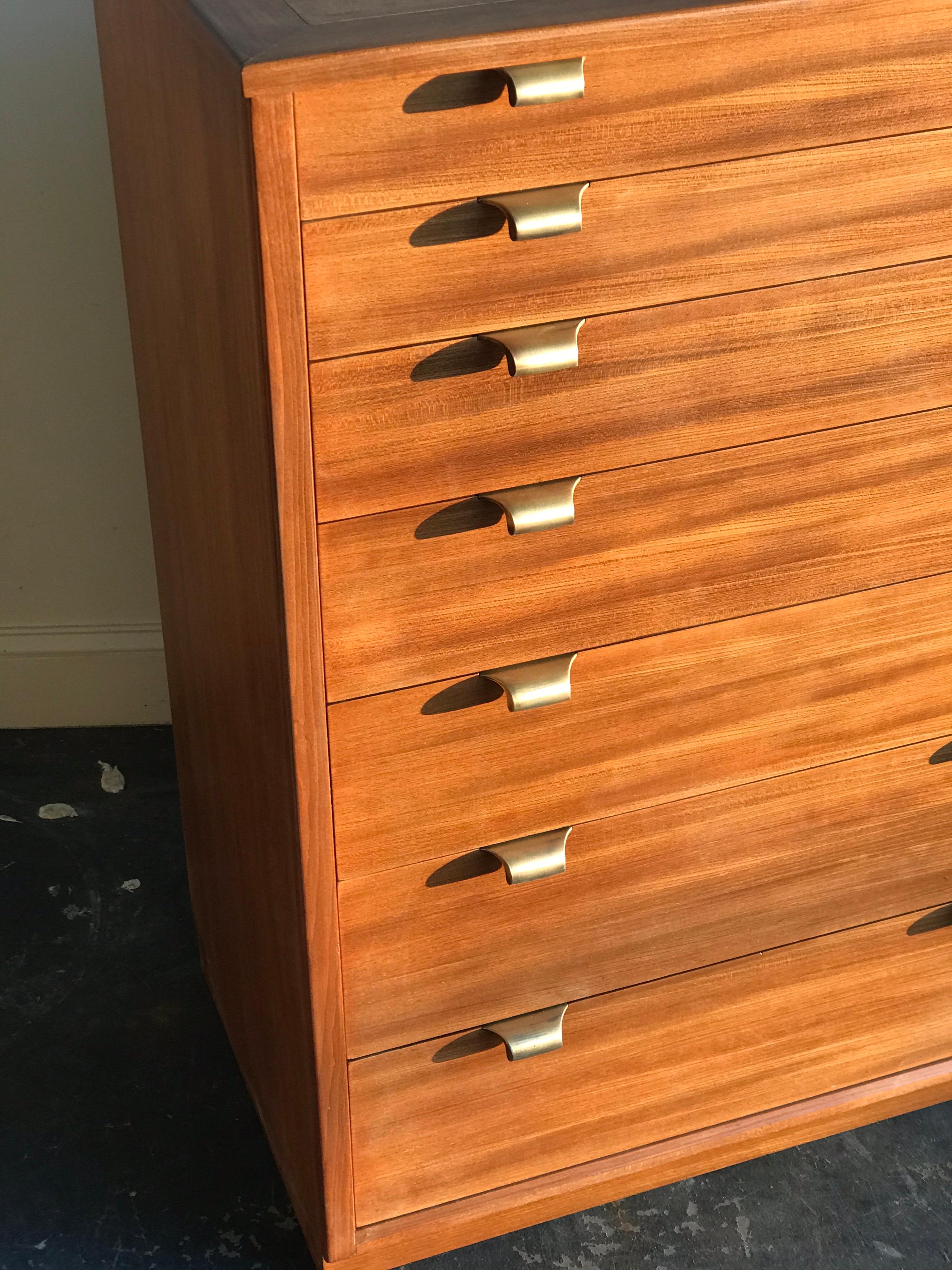 American Edward Wormley for Drexel Tall Chest of Drawers