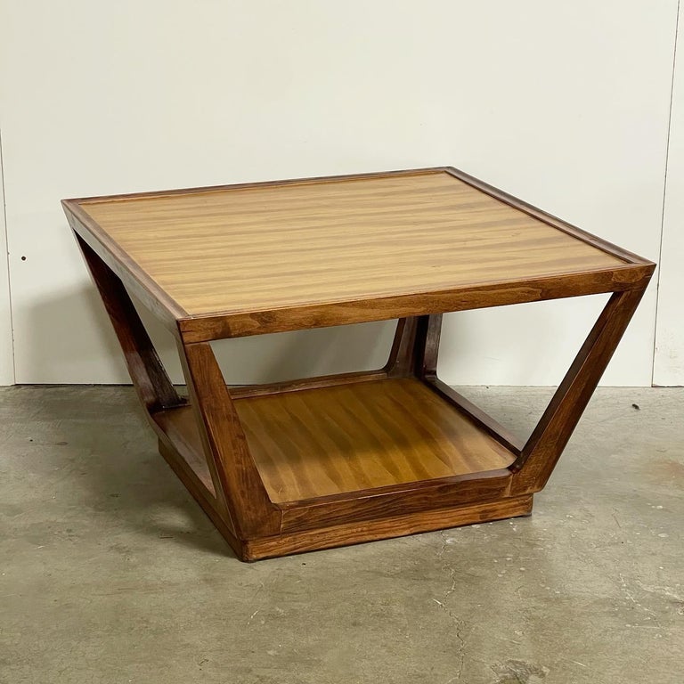 Mid-Century Modern Edward Wormley for Drexel Trapezoid Coffee Table For Sale