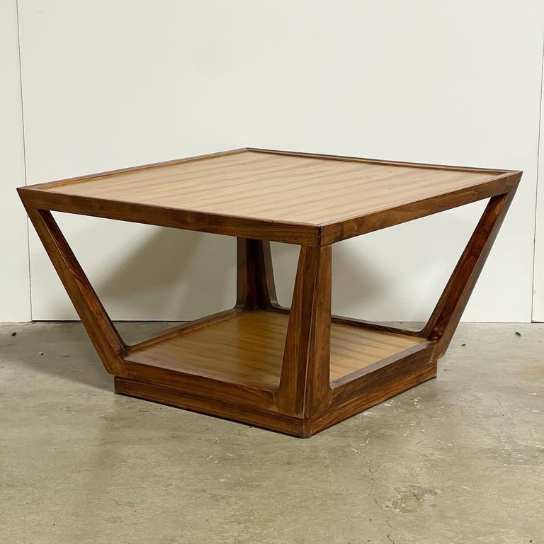 North American Edward Wormley for Drexel Trapezoid Coffee Table For Sale