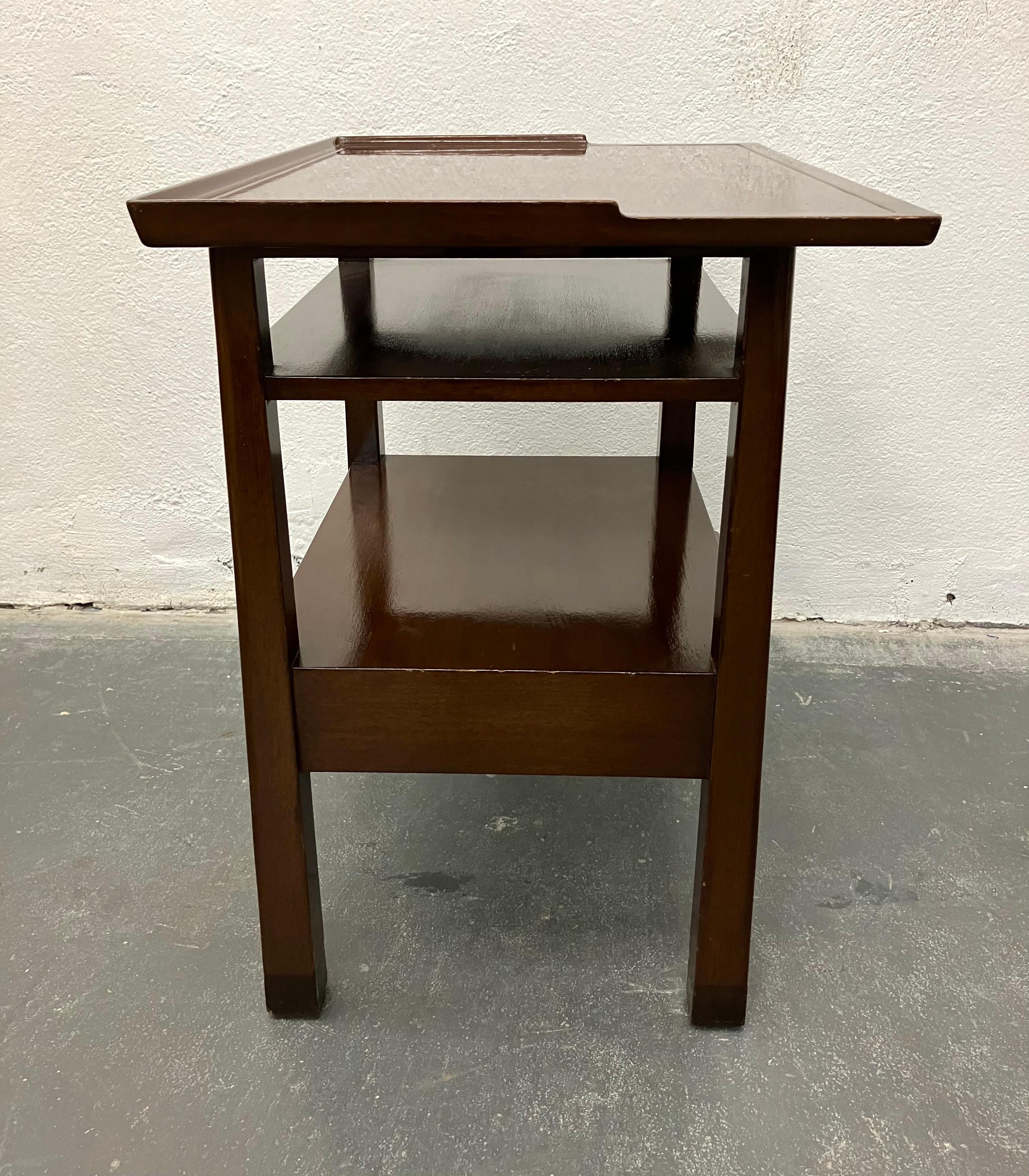 Mid-20th Century Edward Wormley for Dunbar 3-Tier Side Table