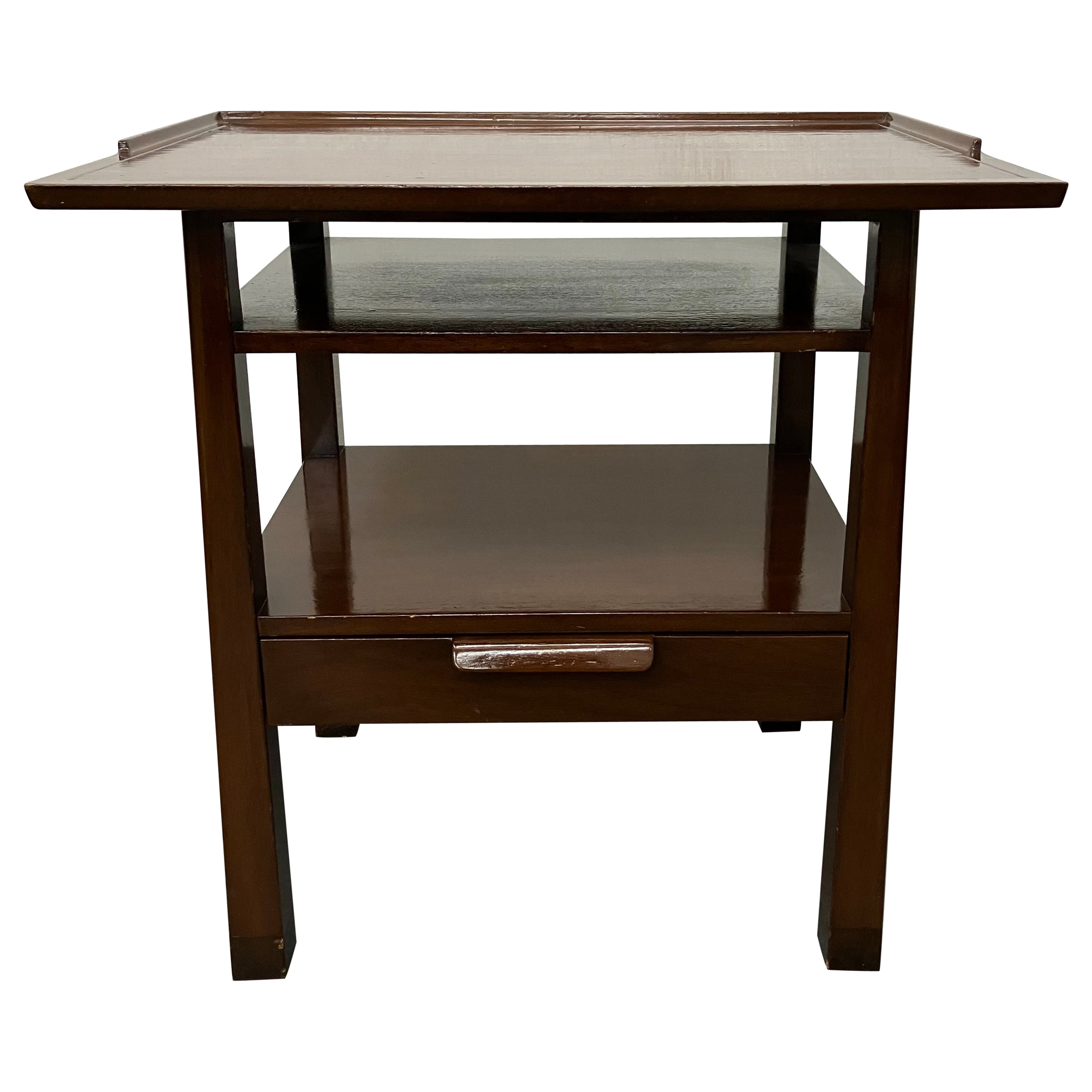 Edward Wormley for Dunbar 3-Tier Side Table