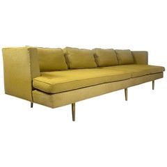 Edward Wormley for Dunbar 4907 Sofa with Brass Legs