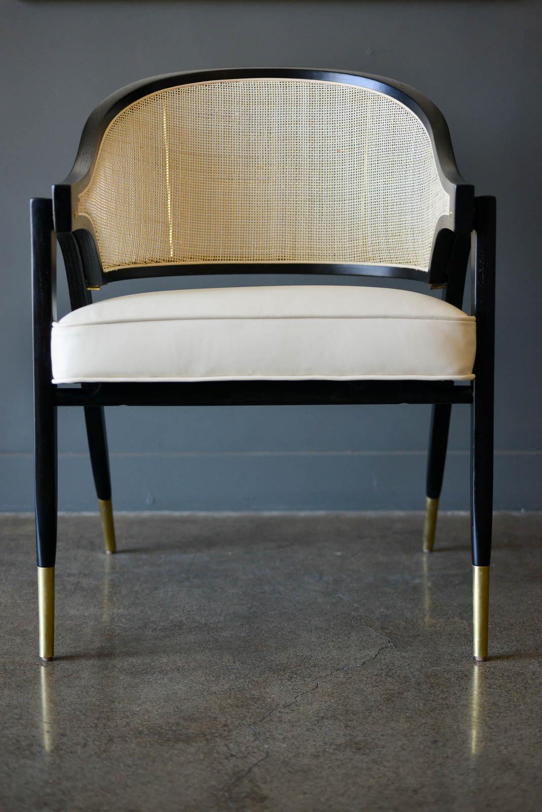 Mid-Century Modern Edward Wormley for Dunbar 5480 Sculpted Lounge Chair, circa 1955