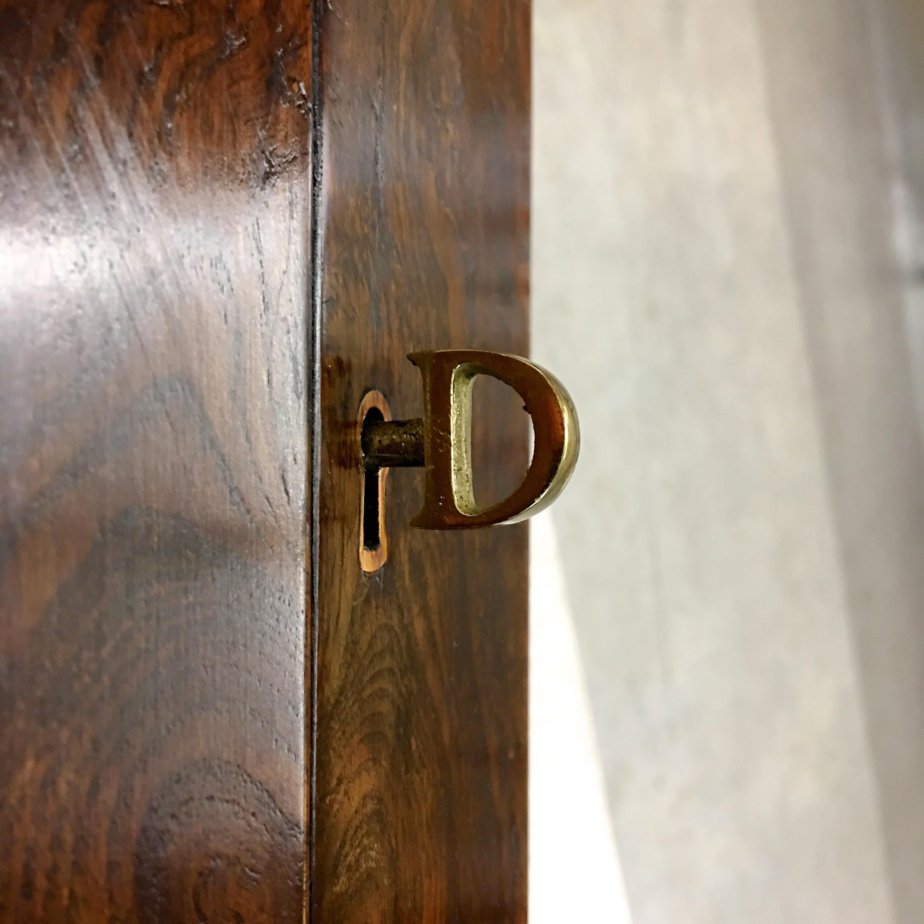Edward Wormley for Dunbar #6302C Pedestal Drum Bar Cabinet 8