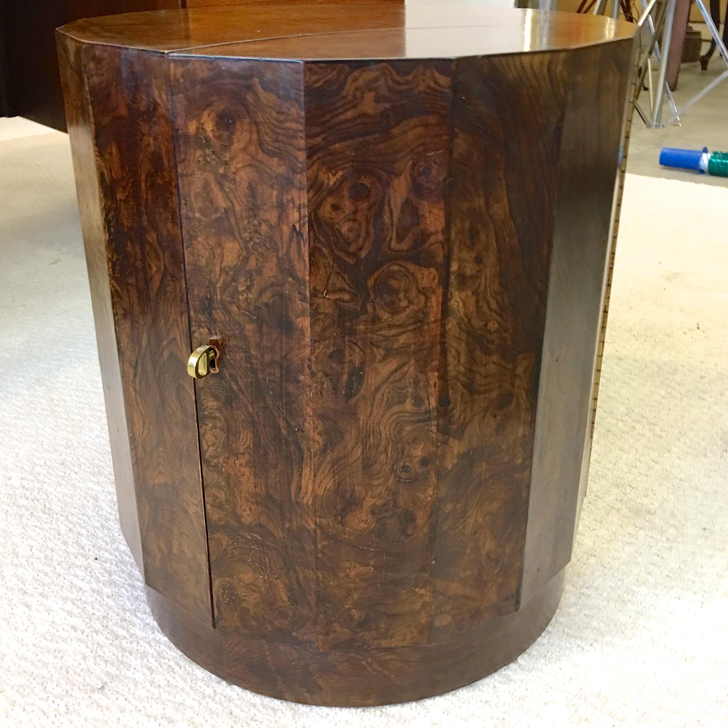 Edward Wormley For Dunbar 6302c Pedestal Drum Bar Cabinet Edward Wormley For Dunbar 6302c Pedestal Drum Bar Cabinet At 1stdibs