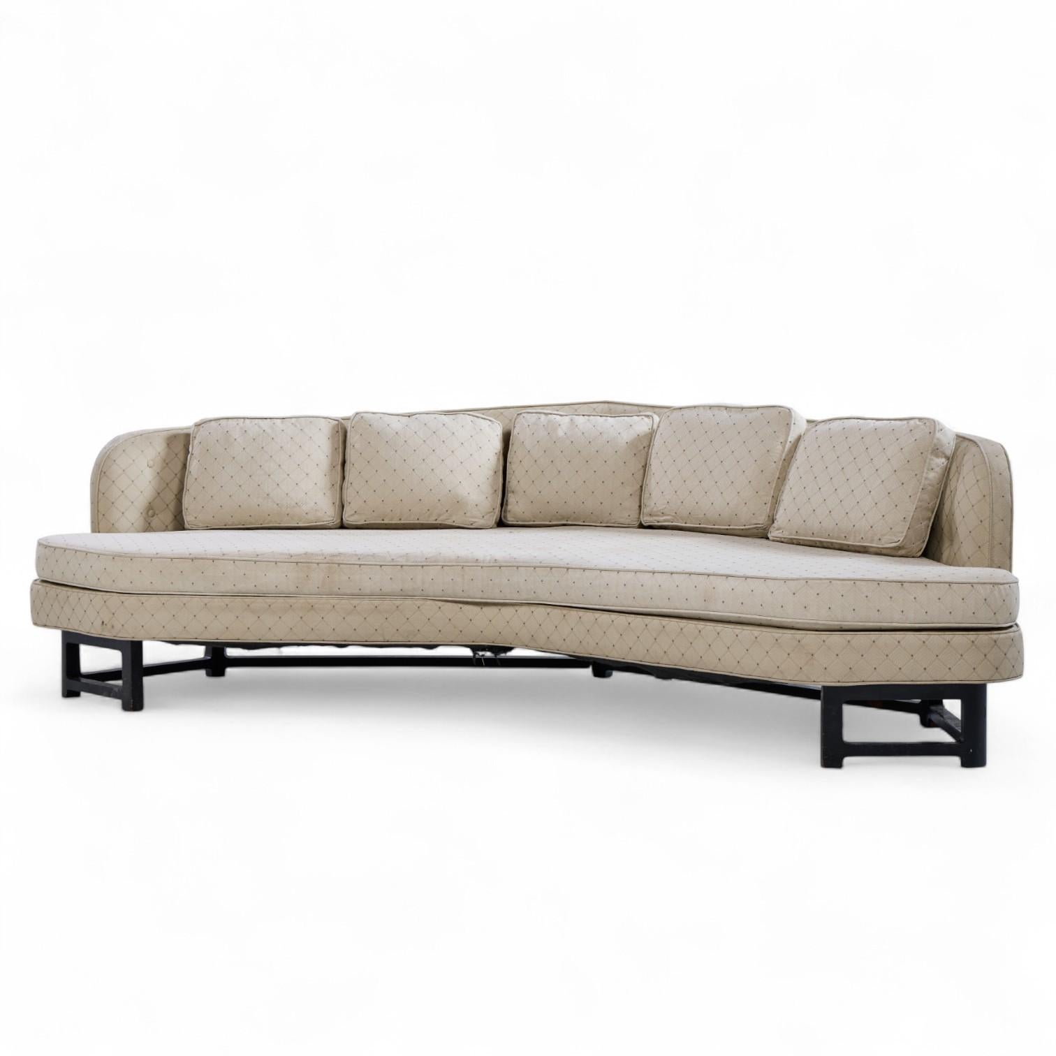 Mid-Century Modern Edward Wormley for Dunbar 6392A Mid Century Janus Sofa For Sale
