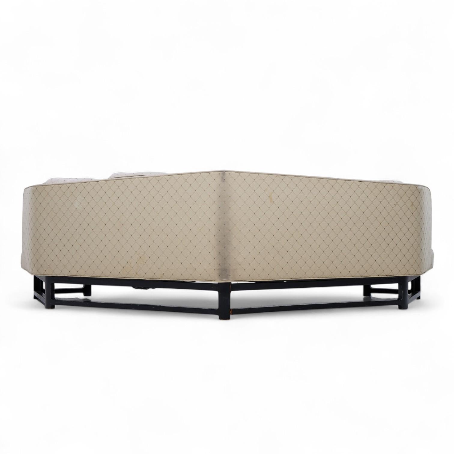 Edward Wormley for Dunbar 6392A Mid Century Janus Sofa In Good Condition For Sale In Franklin Park, IL