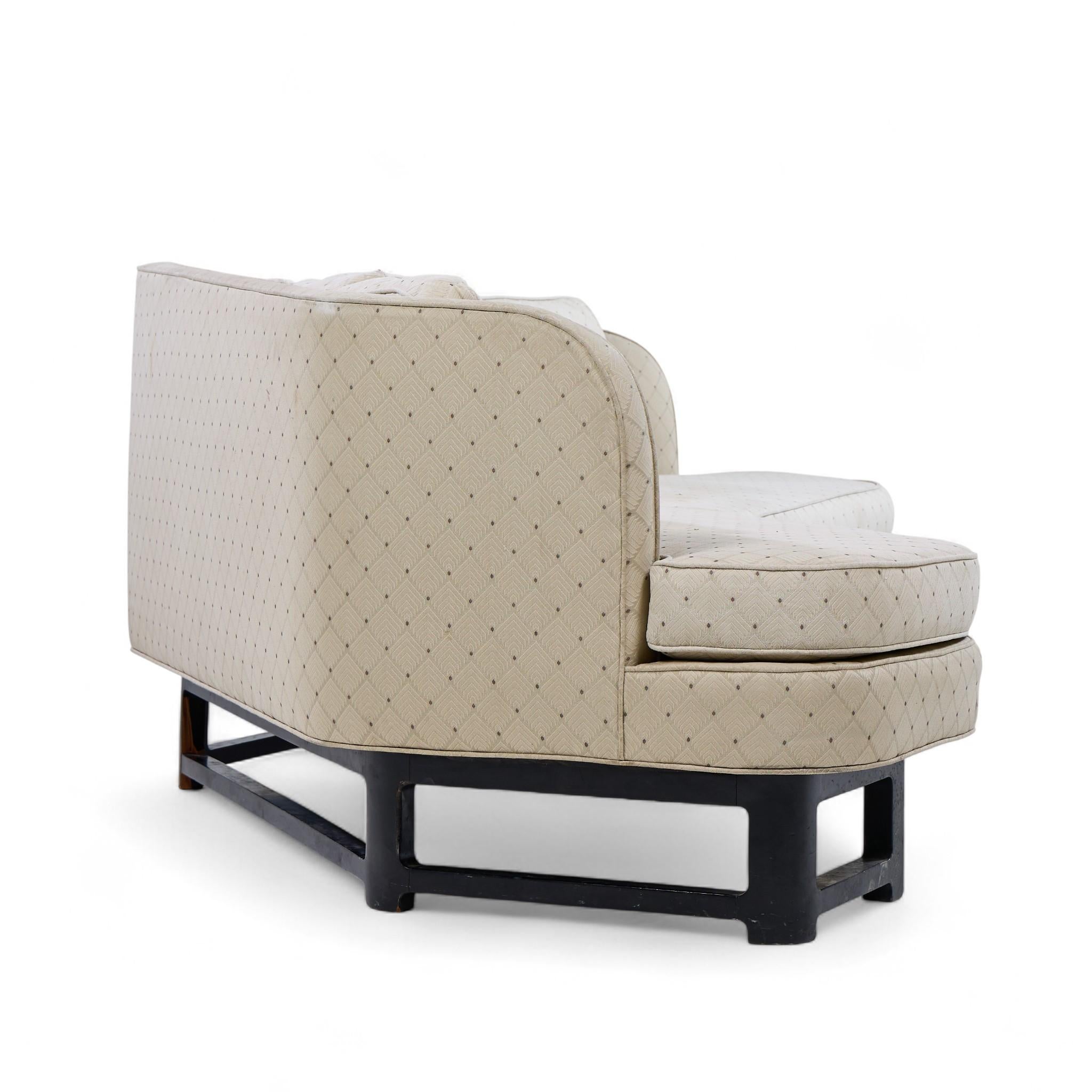 20th Century Edward Wormley for Dunbar 6392A Mid Century Janus Sofa For Sale