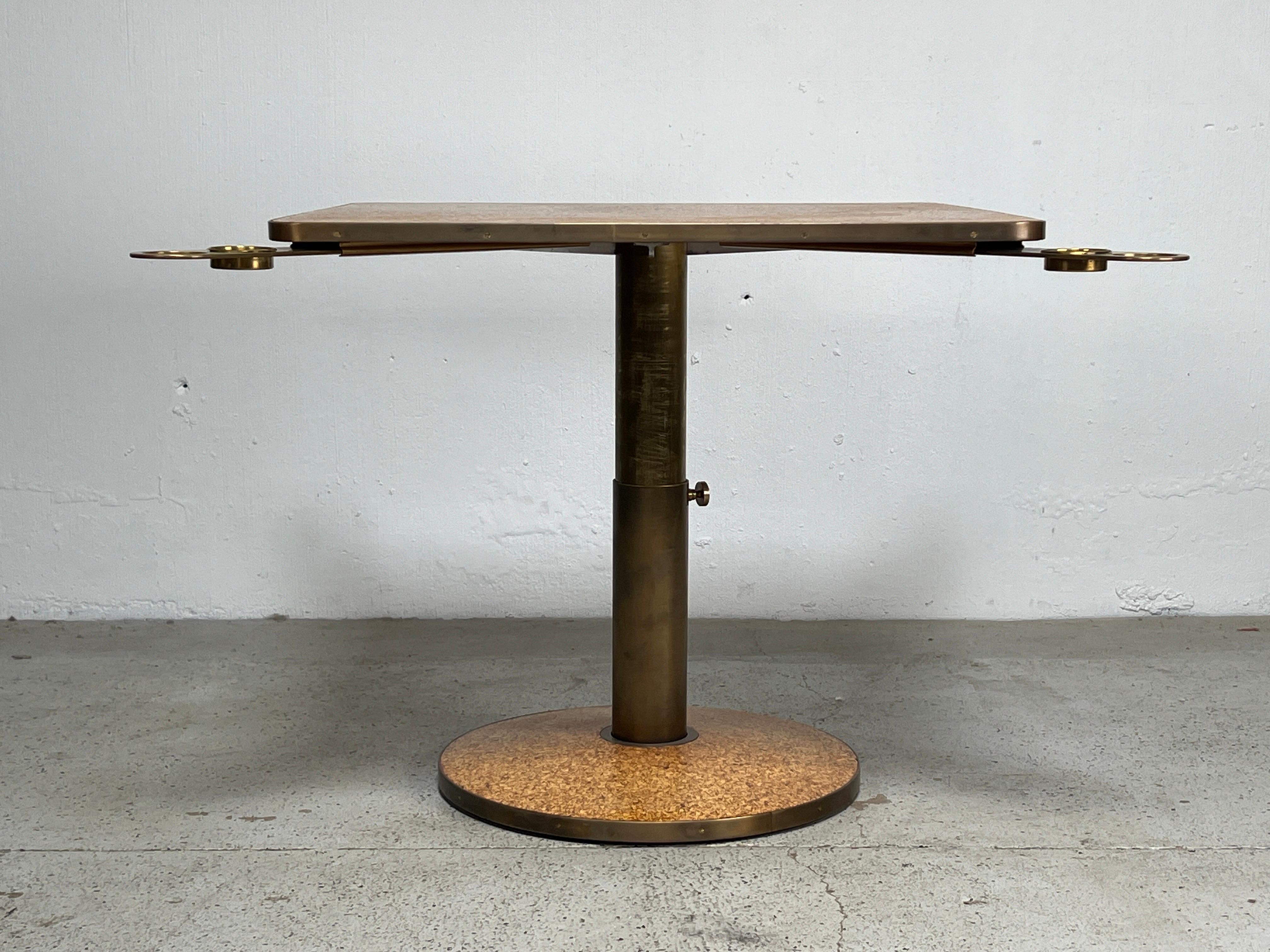 Edward Wormley for Dunbar Adjustable Height Cork Top Game / Coffee Table 5