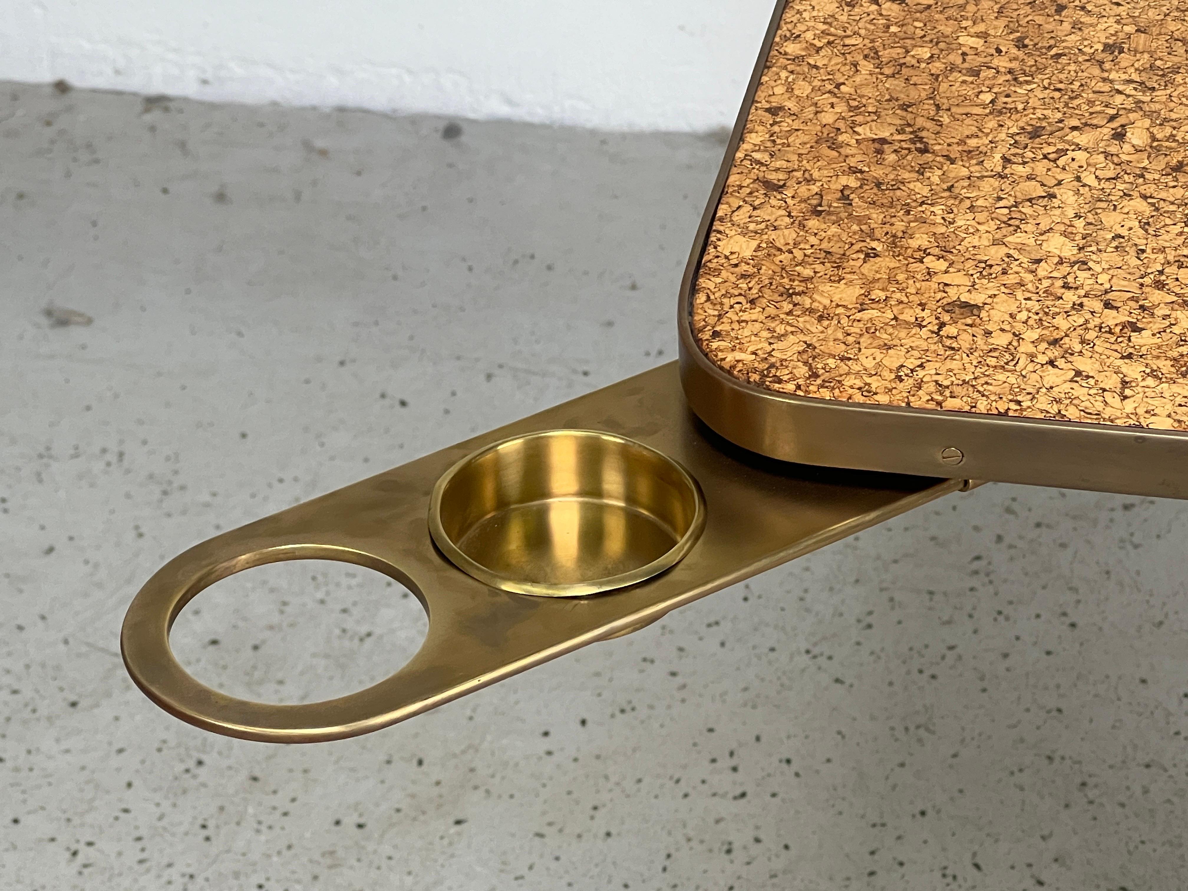 Edward Wormley for Dunbar Adjustable Height Cork Top Game / Coffee Table 6