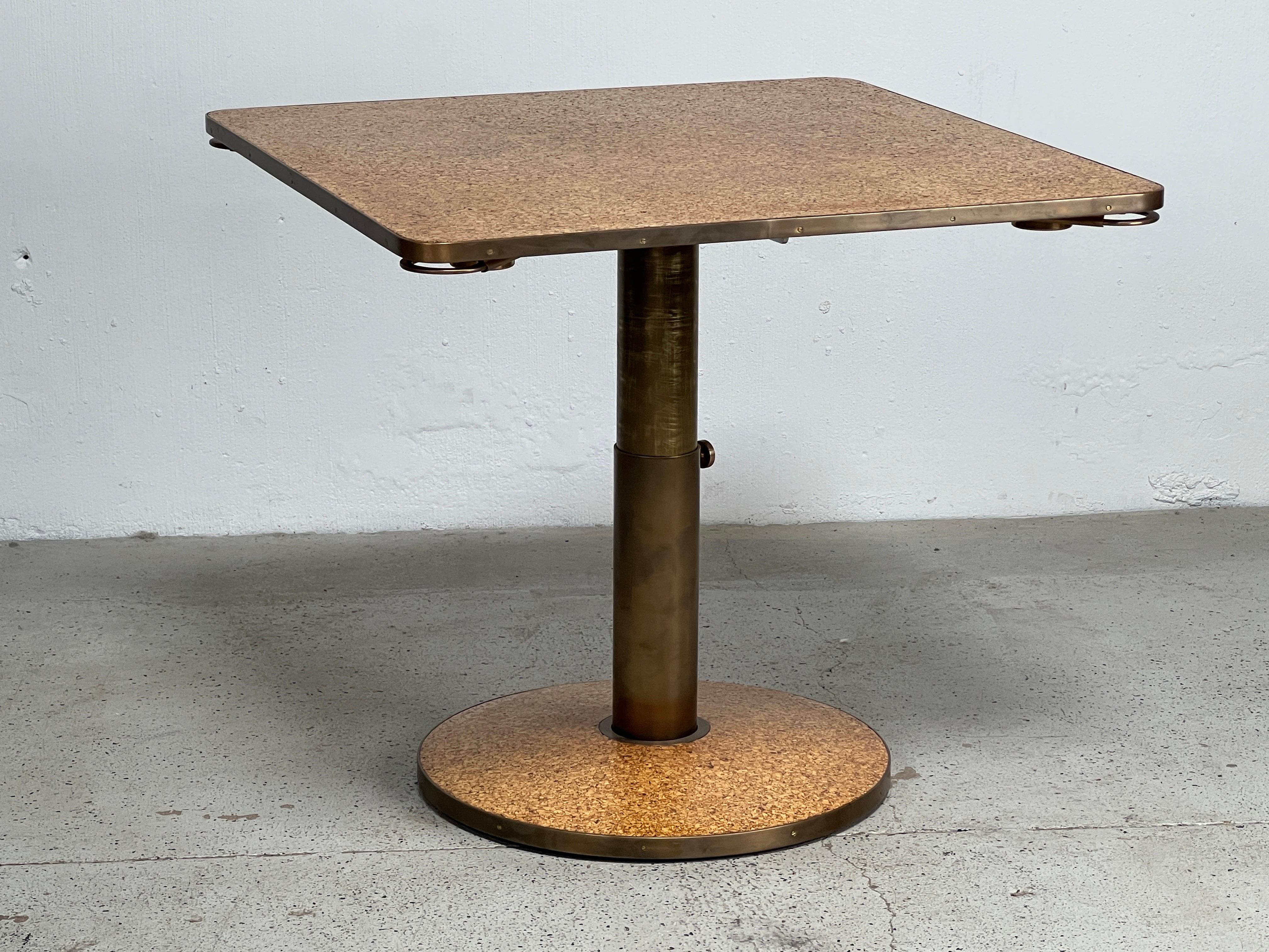 Edward Wormley for Dunbar Adjustable Height Cork Top Game / Coffee Table 10