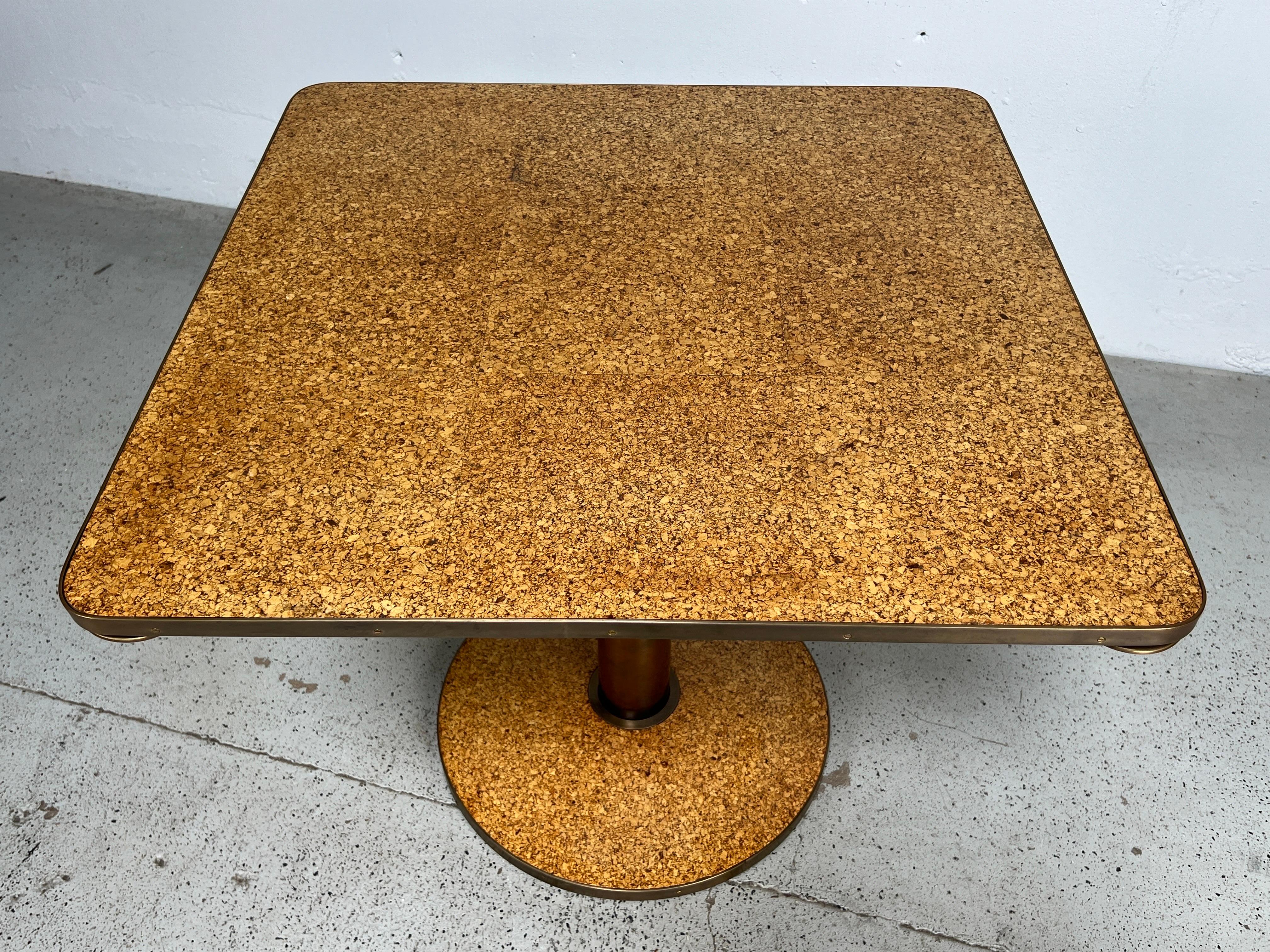 Edward Wormley for Dunbar Adjustable Height Cork Top Game / Coffee Table 12