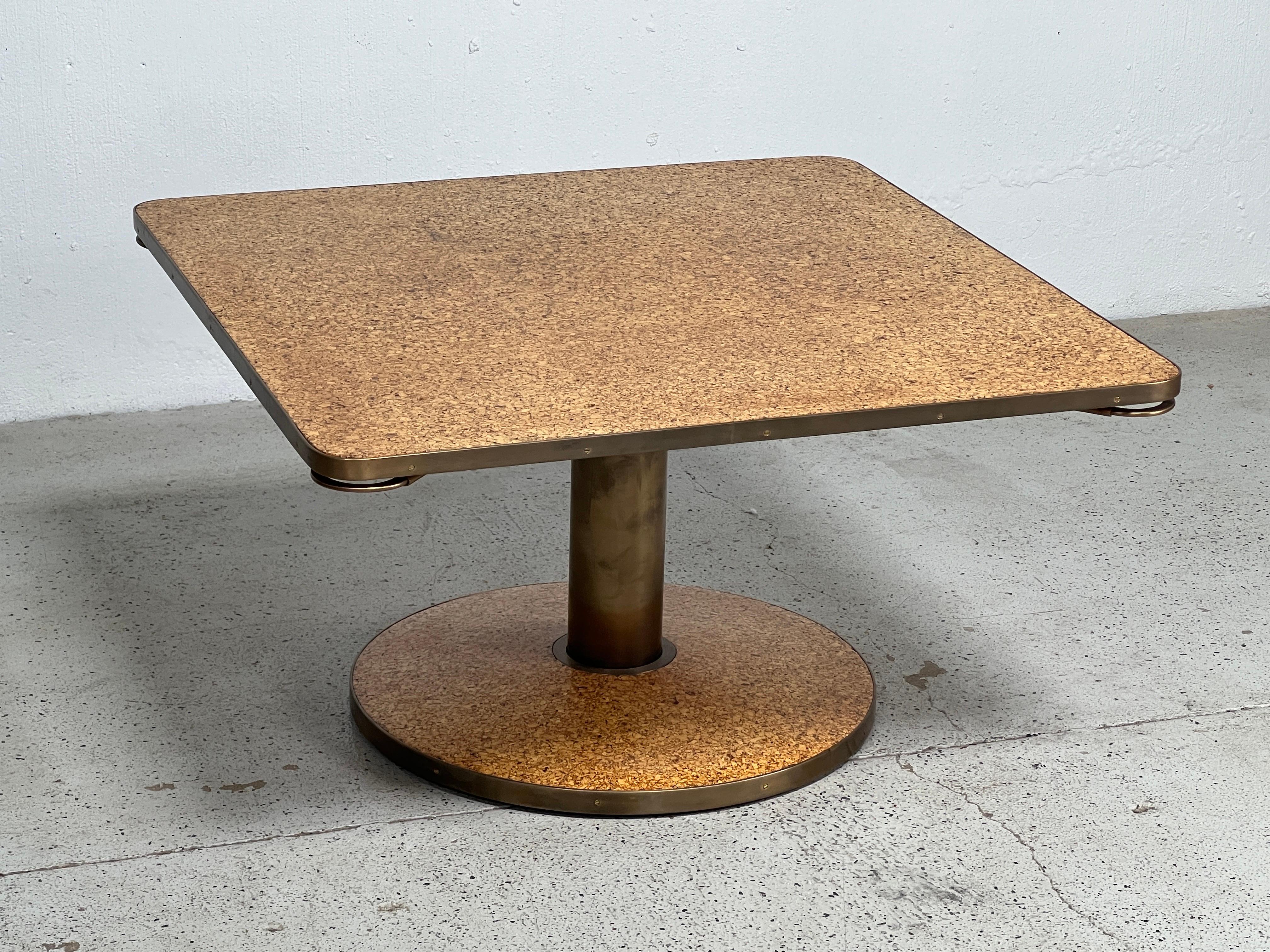 Edward Wormley for Dunbar Adjustable Height Cork Top Game / Coffee Table 14