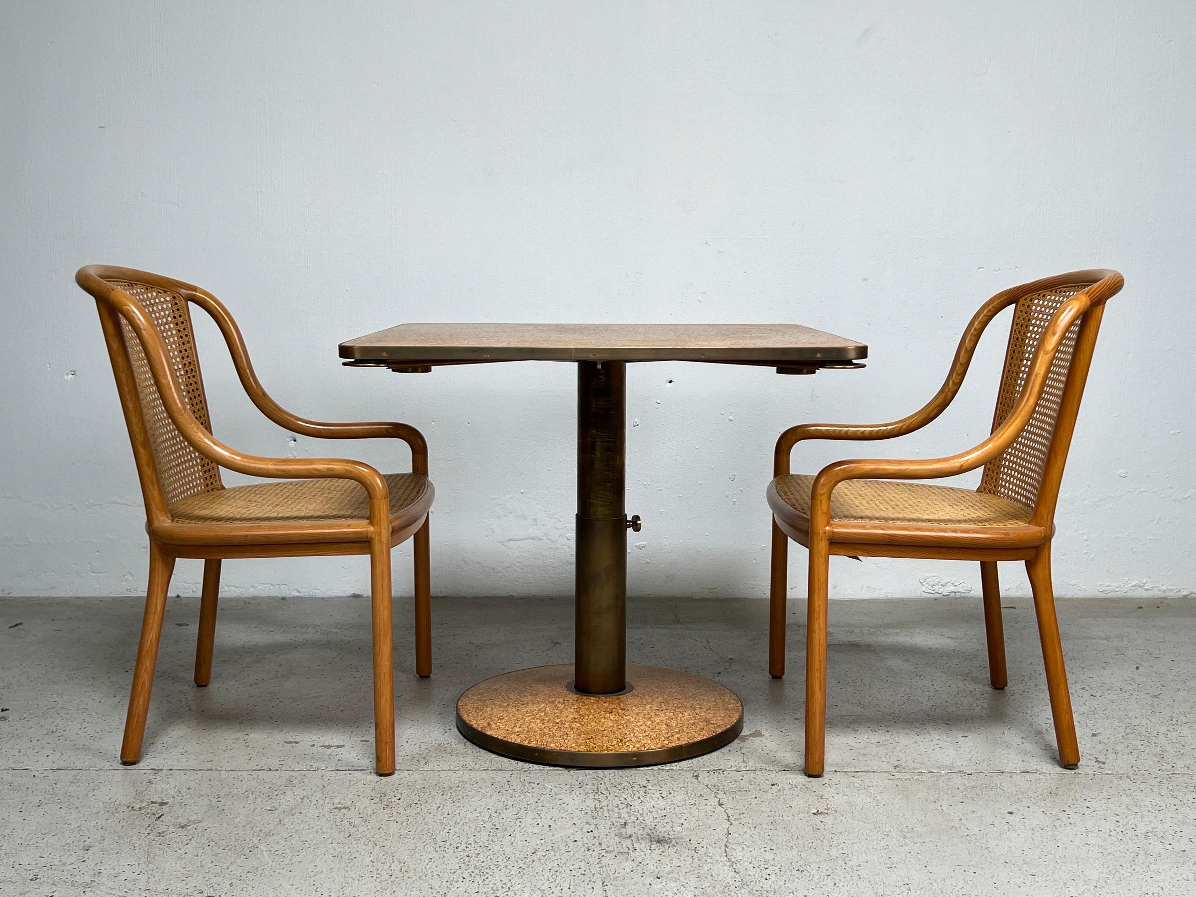 Edward Wormley for Dunbar Adjustable Height Cork Top Game / Coffee Table 3