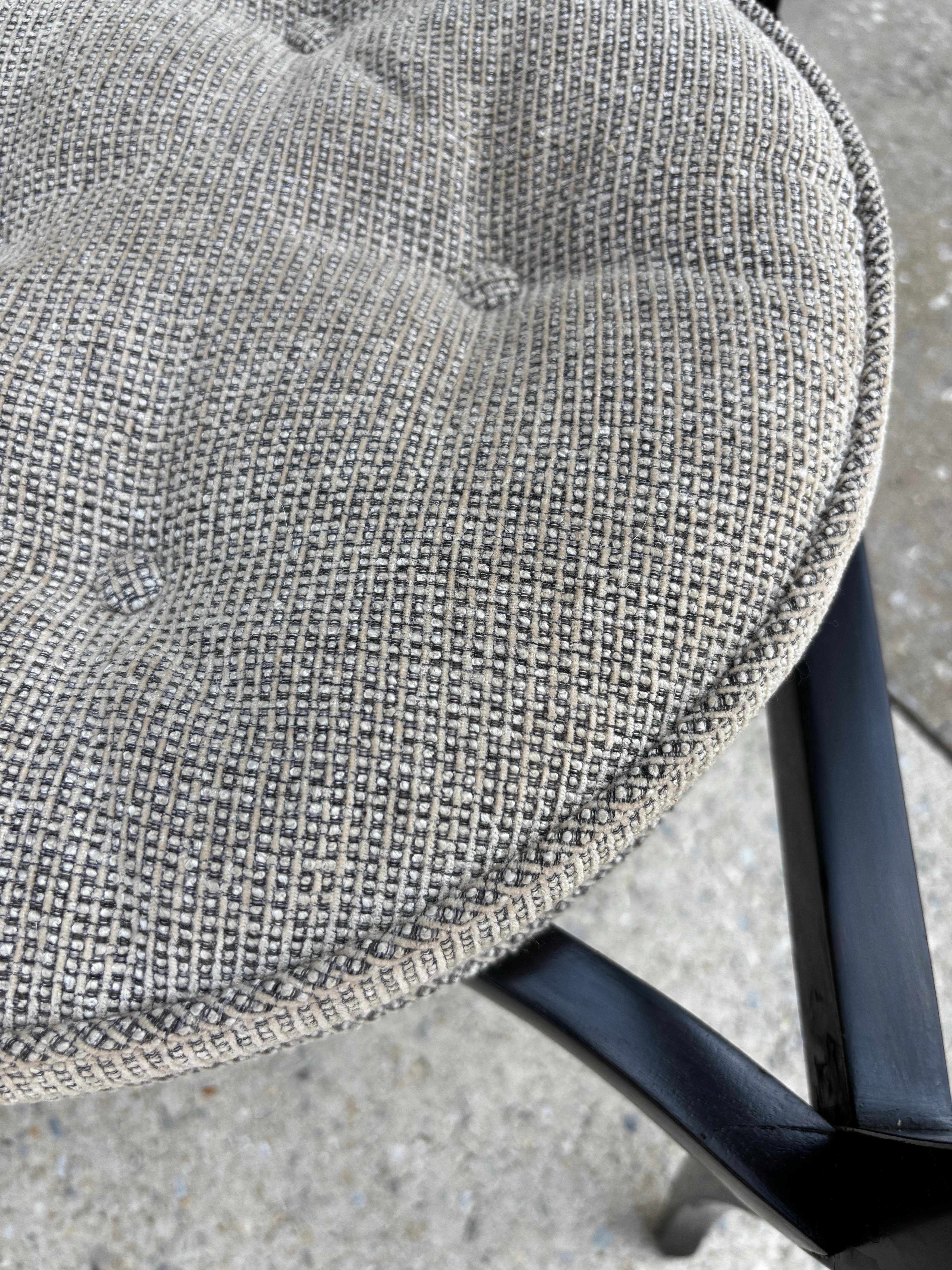 Edward Wormley for Dunbar Alexandria Chair.  Newly refinished and re-upholstered.  Elegant and Beautiful Design that makes any space!